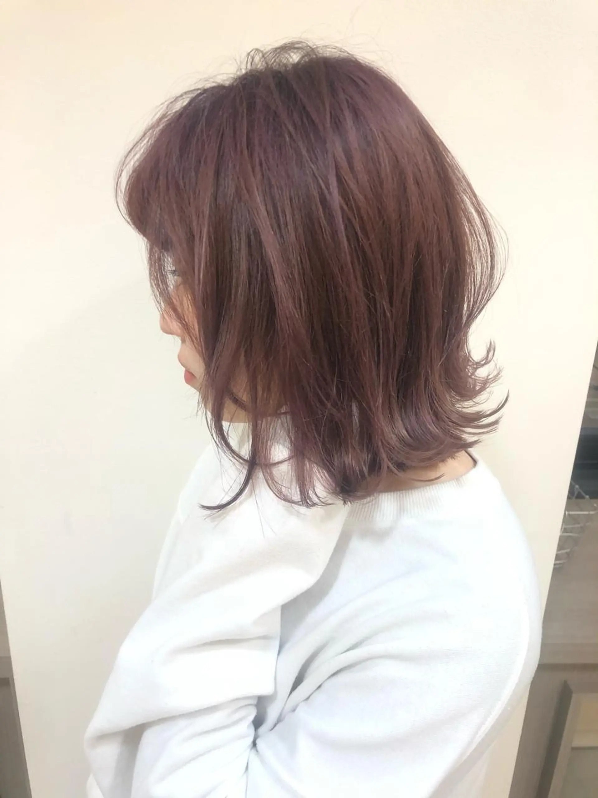 ミディアム ブリーチ/髪質改善 NYNY大久保のヘアスタイル