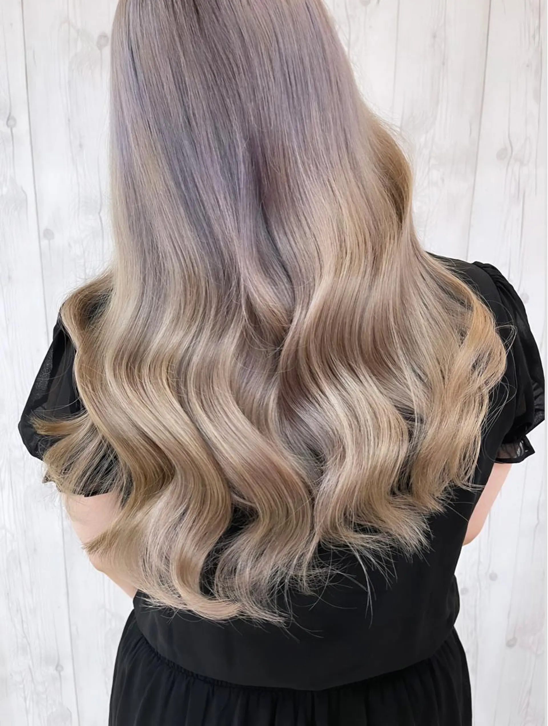 ロング ヘアカラー 名古屋のピンク好き かずくん🦩のヘアスタイル