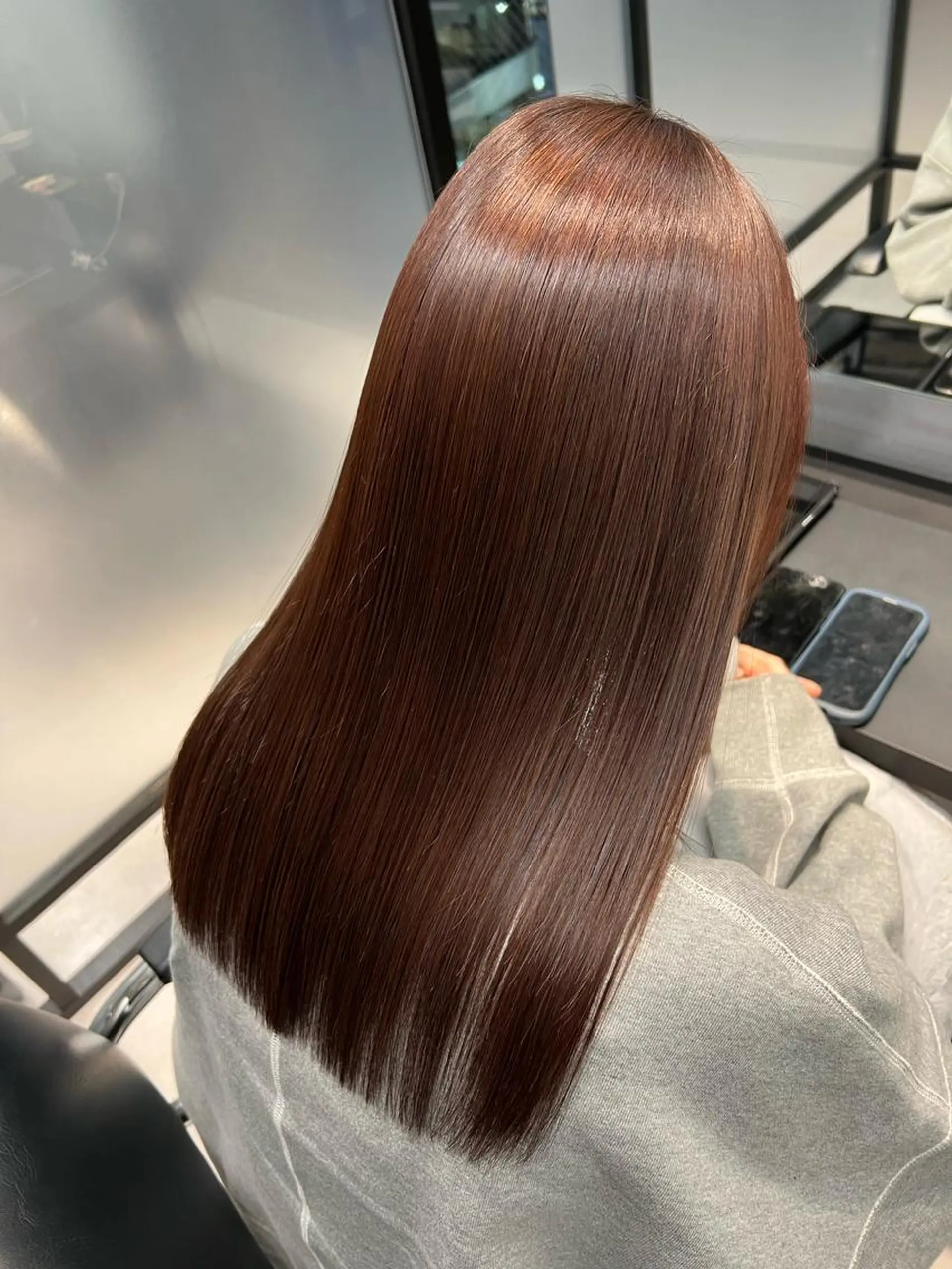 ロング 縮毛矯正　野口 恵のヘアスタイル