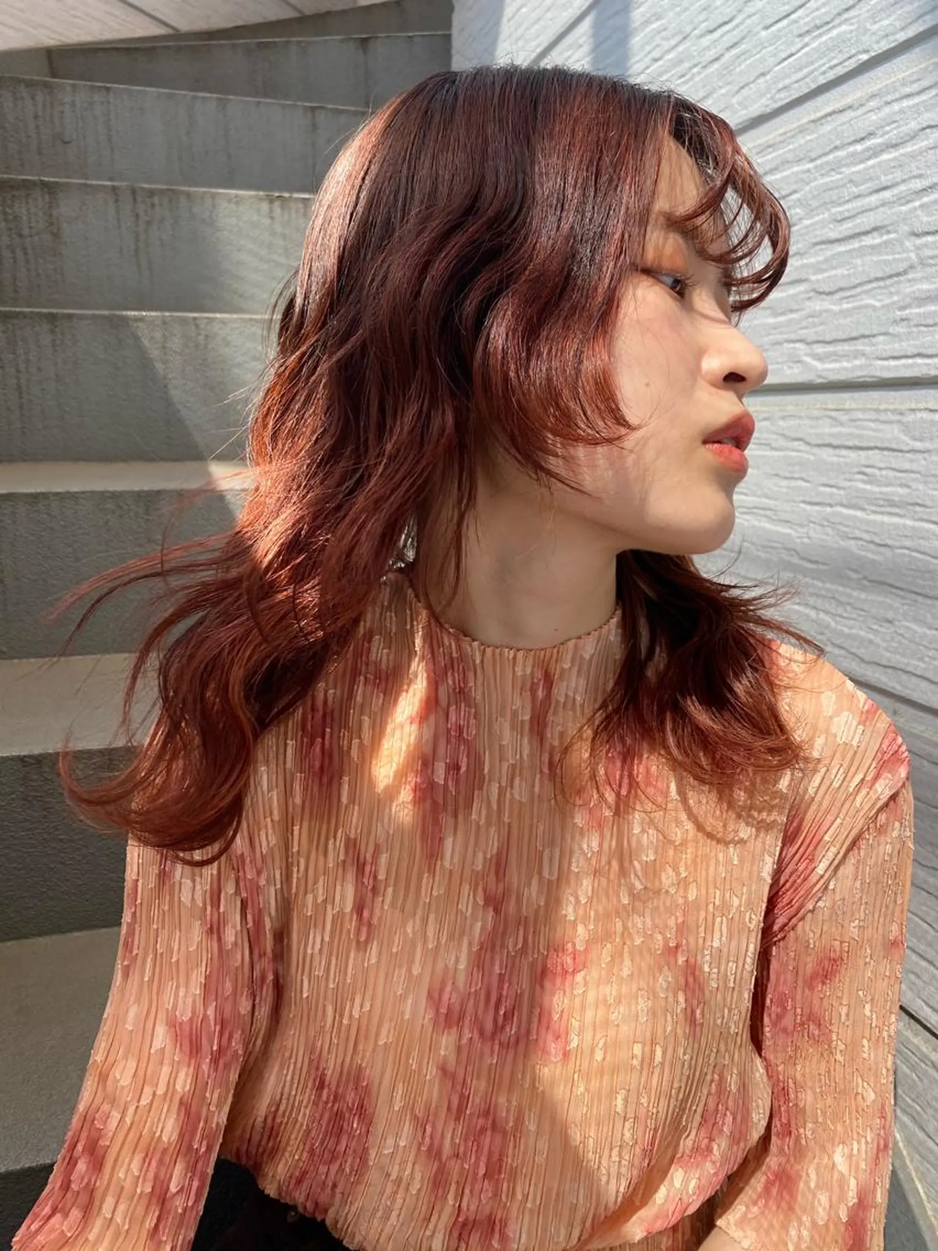 ロング カラー ヘアカラー satsuki 暖色・ブラウンカラーのヘアスタイル