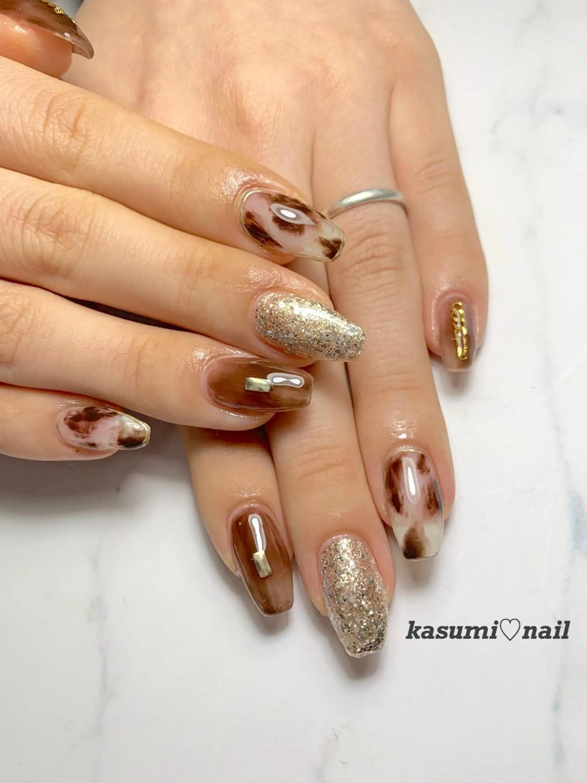 ネイル アートネイル フットネイル ジェルネイル KASUMI♡ Nailのネイルデザイン