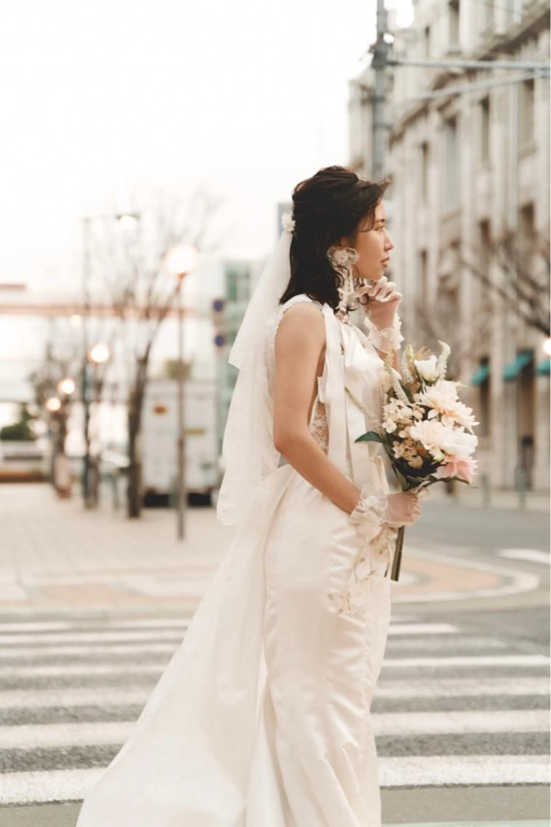 ミディアム ヘアアレンジ 🟡【美髪専門店】 ✨褒め髪/艶髪🟡のヘアスタイル