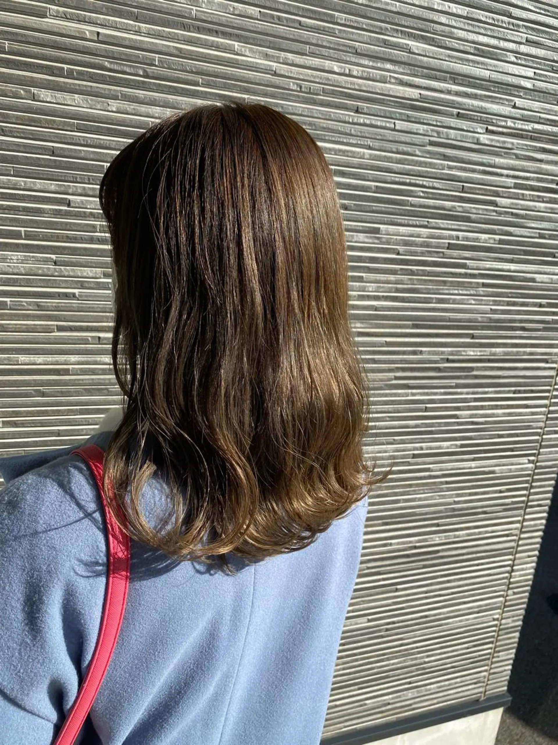 ミディアム ヘアカラー 透明感カラー 天羅のヘアスタイル