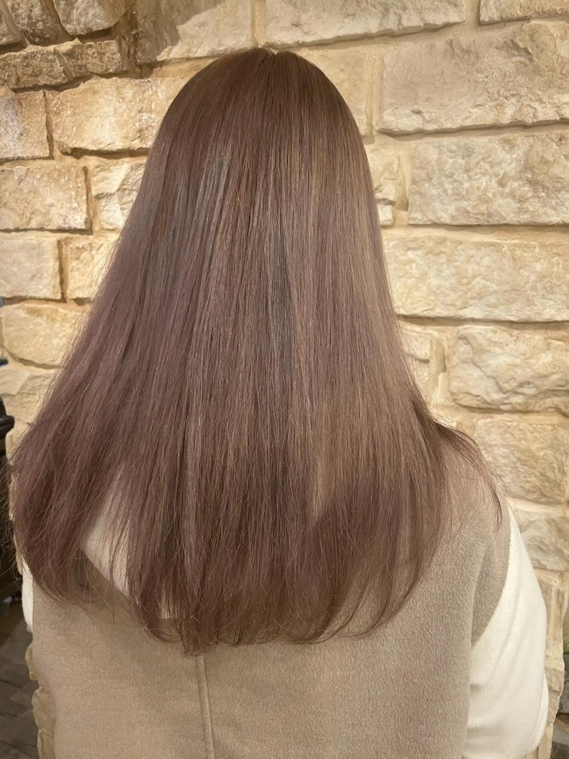 ロング カラー カット ヘアカラー 縮毛矯正 トリートメント 星野 茉由のヘアスタイル