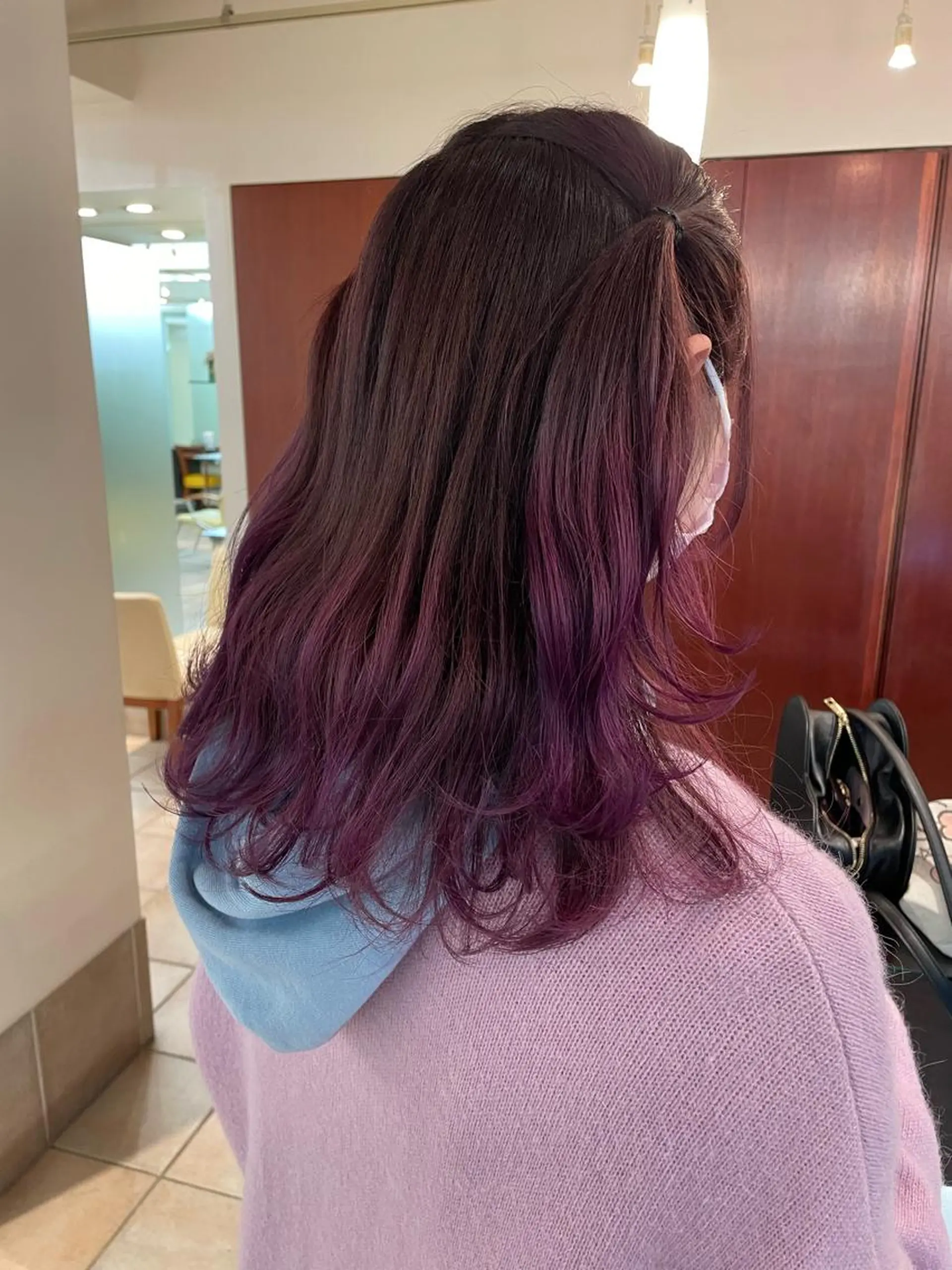 セミロング カラー 艶カラー🌙縮毛矯正 /ボブ【Reina】のヘアスタイル