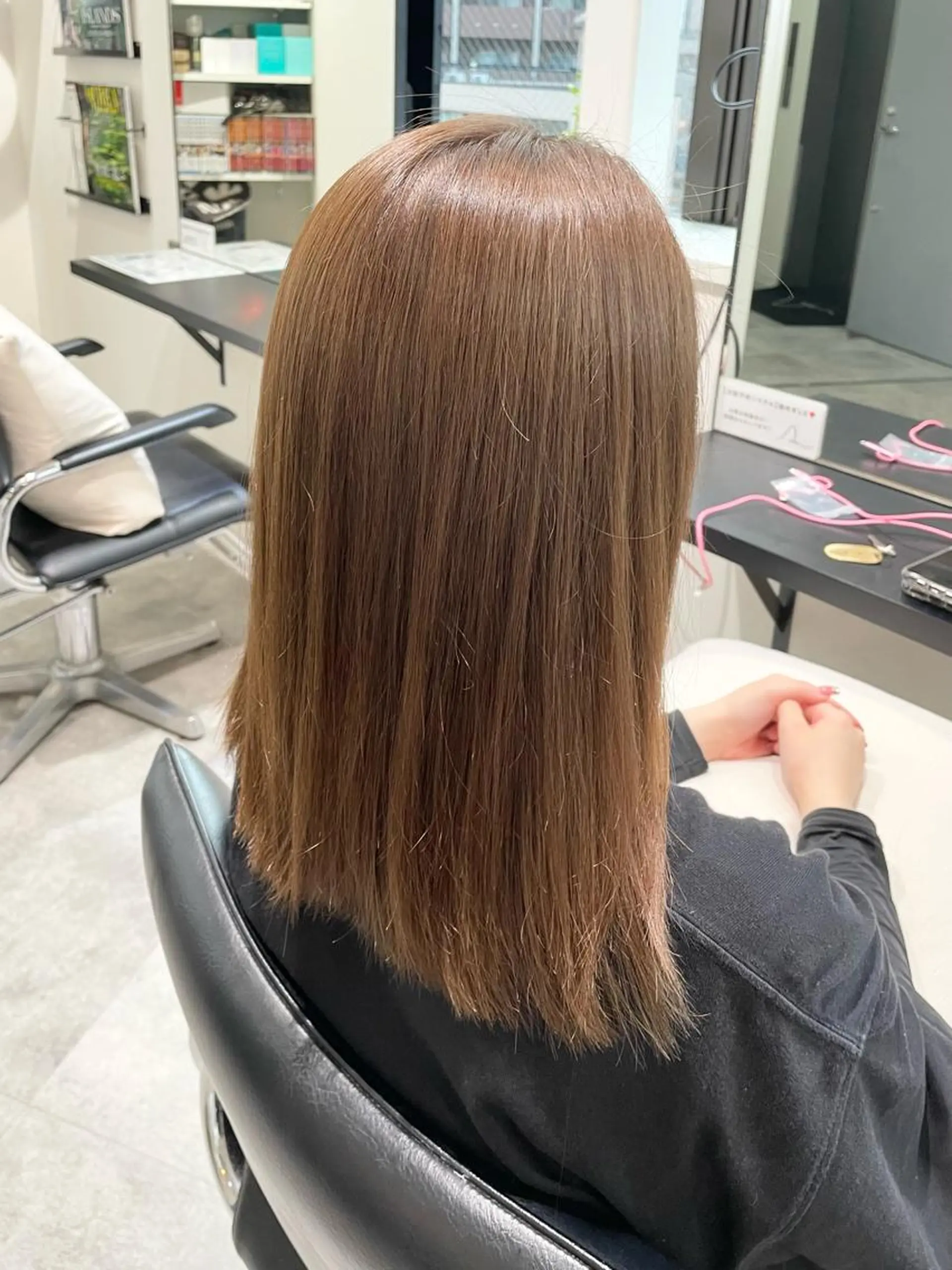 ロング カラー ベージュカラー ブリーチ ブリーチなしカラー ヘアカラー ハルカ ・のヘアスタイル