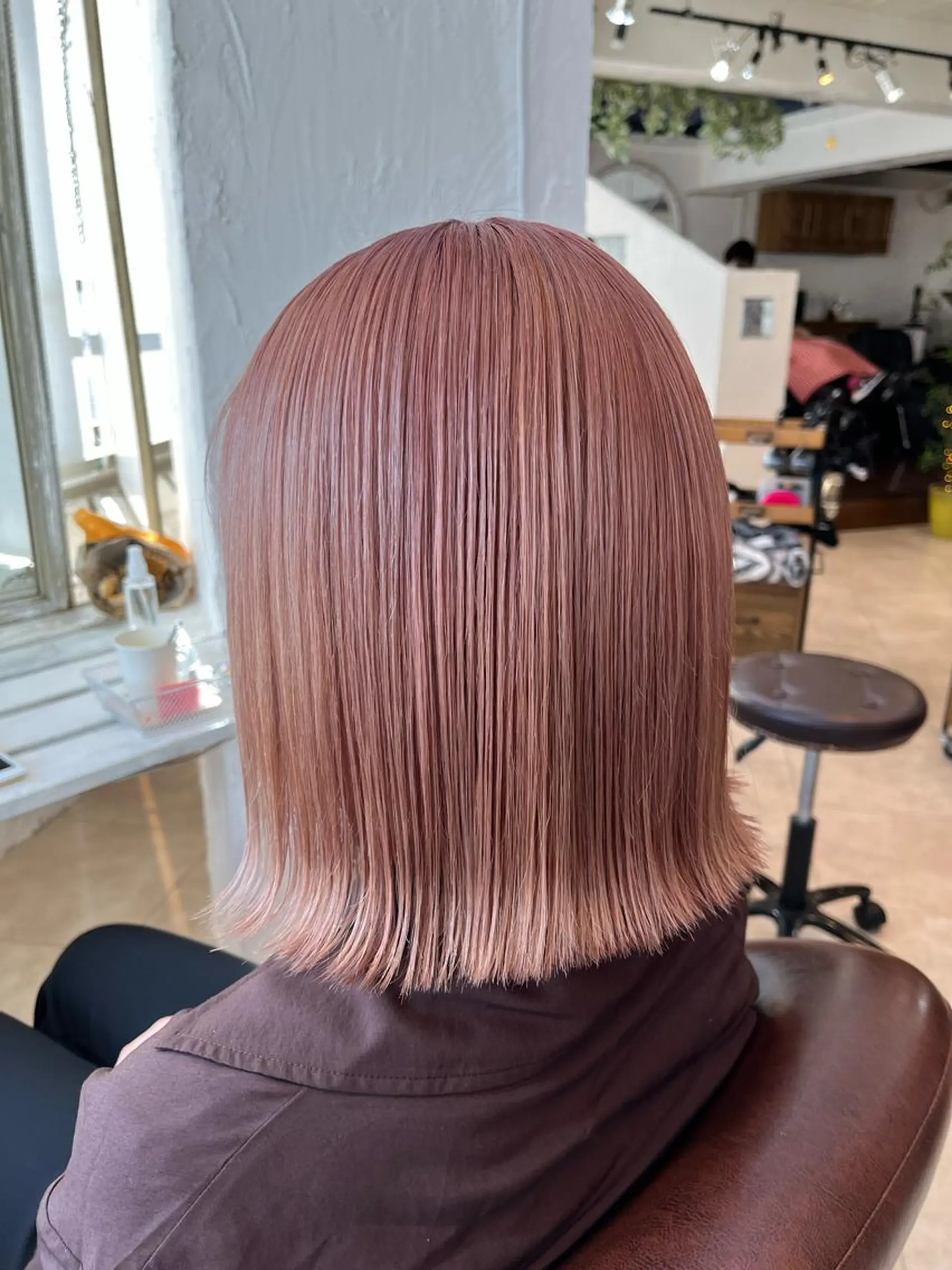 ミディアム カラー 💛ハイトーン💛 りむのヘアスタイル