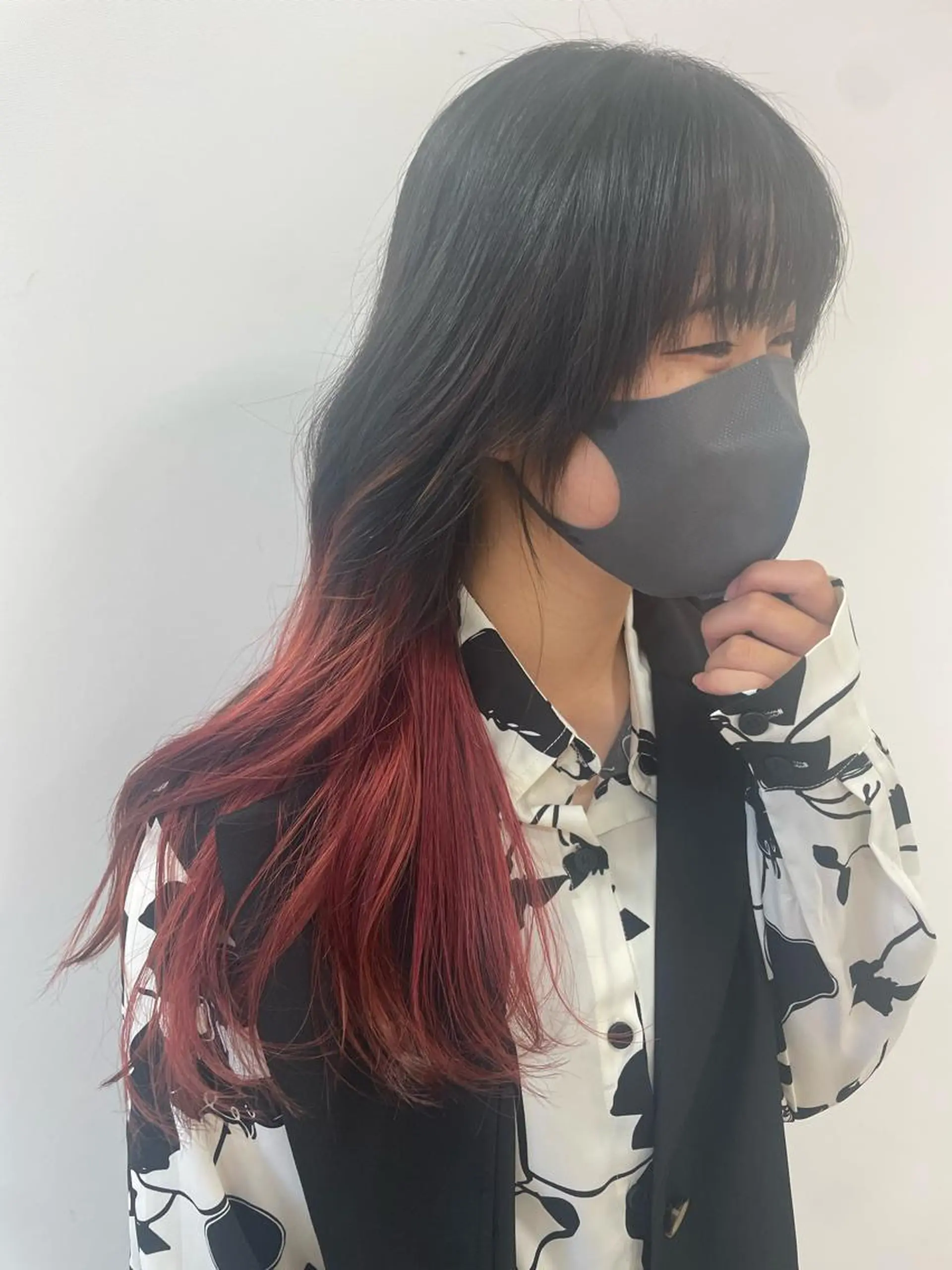 ロング カラー カット ヘアカラー ヘッドスパ ヘアセット 暖色レイヤー 🥀REIRIのヘアスタイル