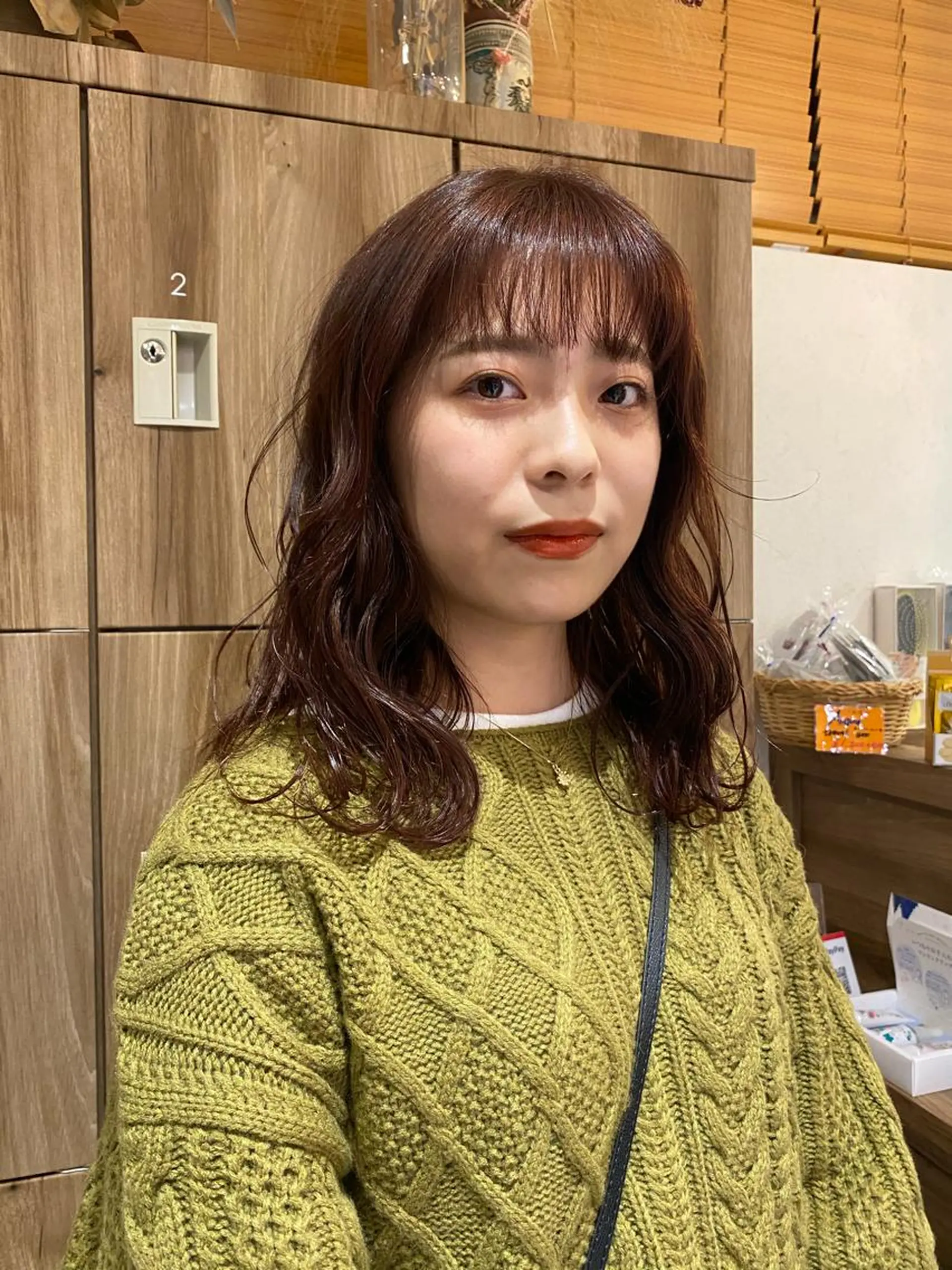 セミロング カラー ヘアアレンジ ヘアカラー トリートメント ヘッドスパ パーマ指名No1 /namiのヘアスタイル