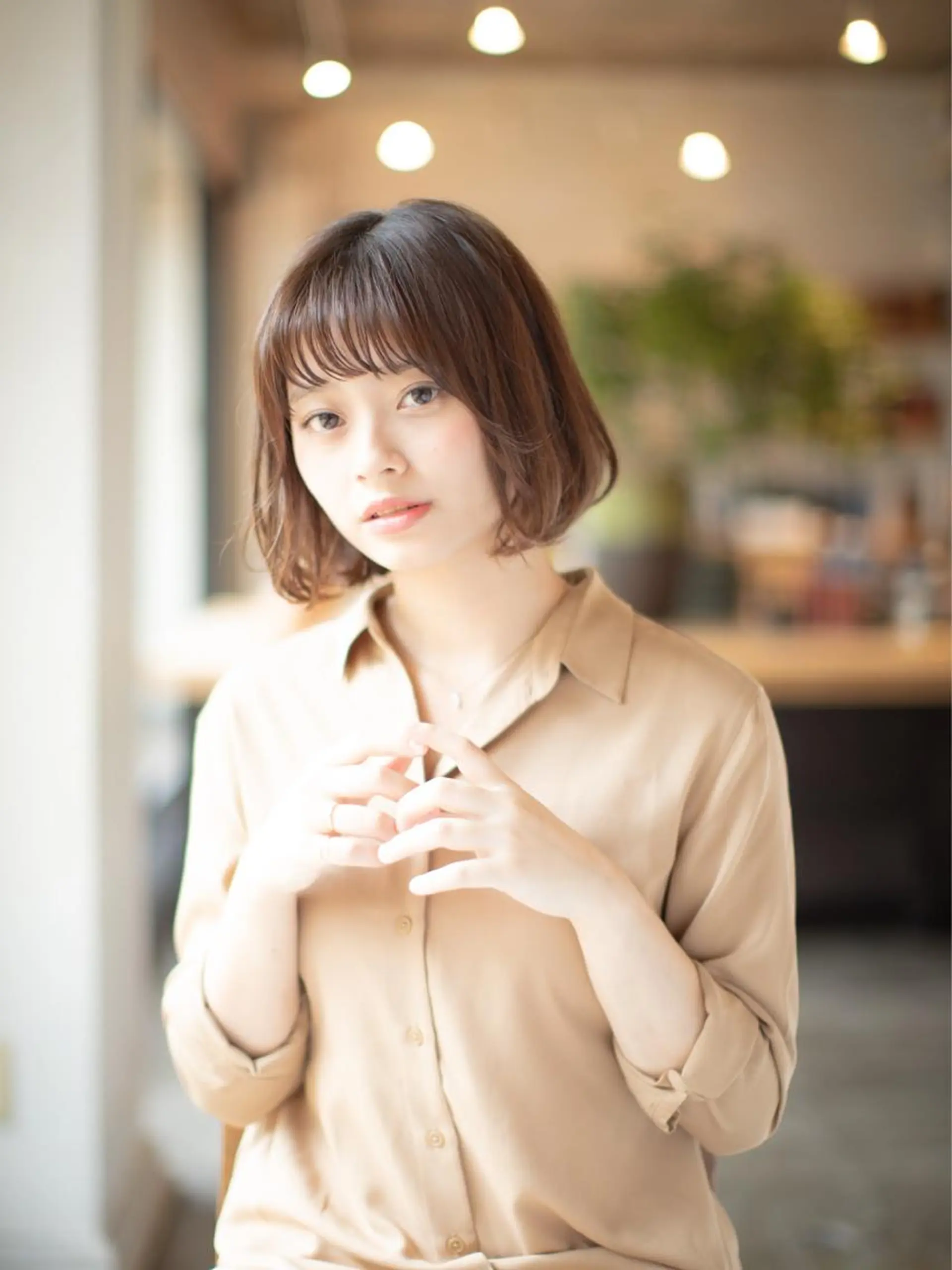 ショート カット ヘアカラー トリートメント 池田 雄作のヘアスタイル