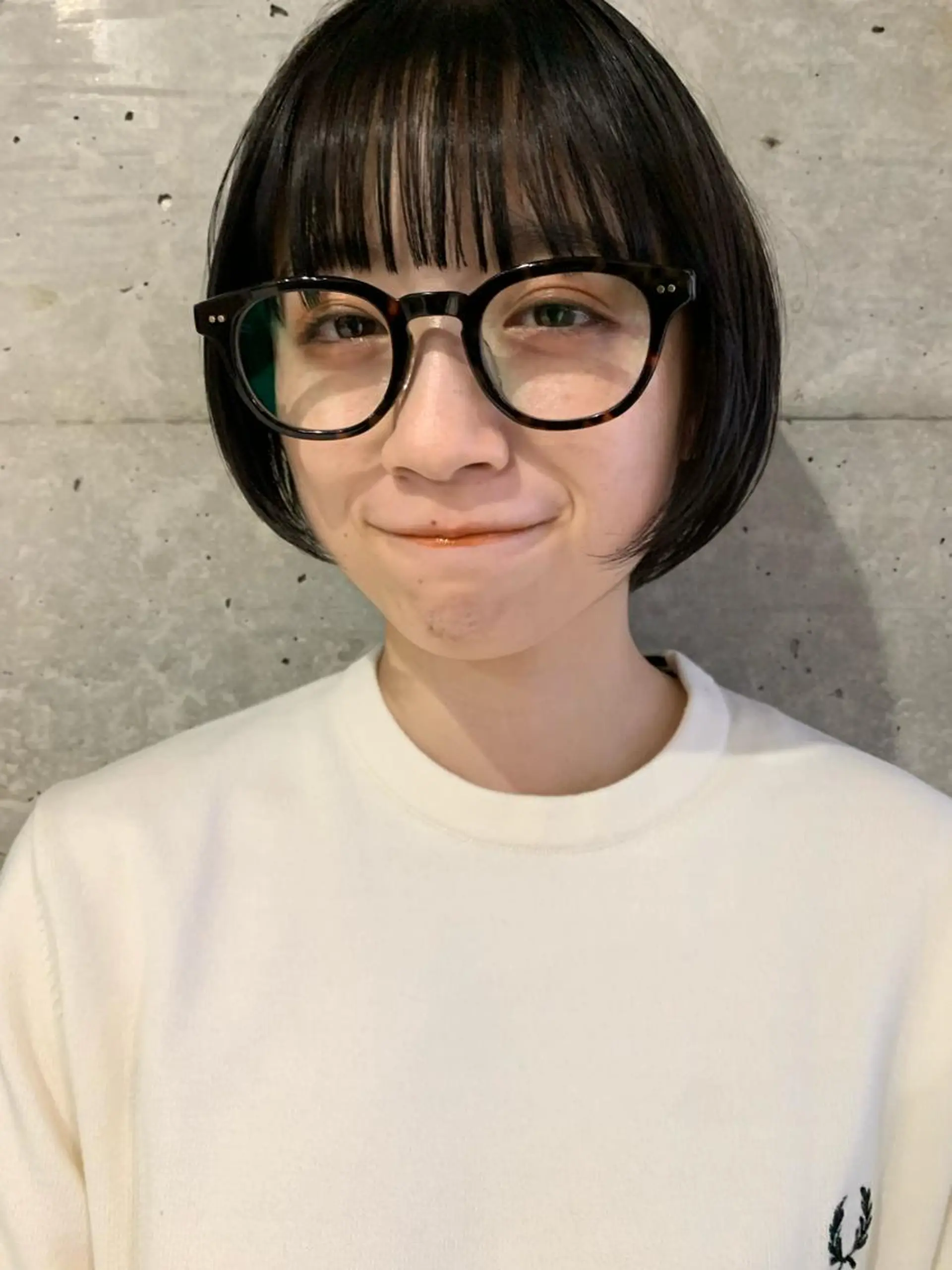 ショート ボブパーマコテ巻き風 パーマNo1深江秀平のヘアスタイル