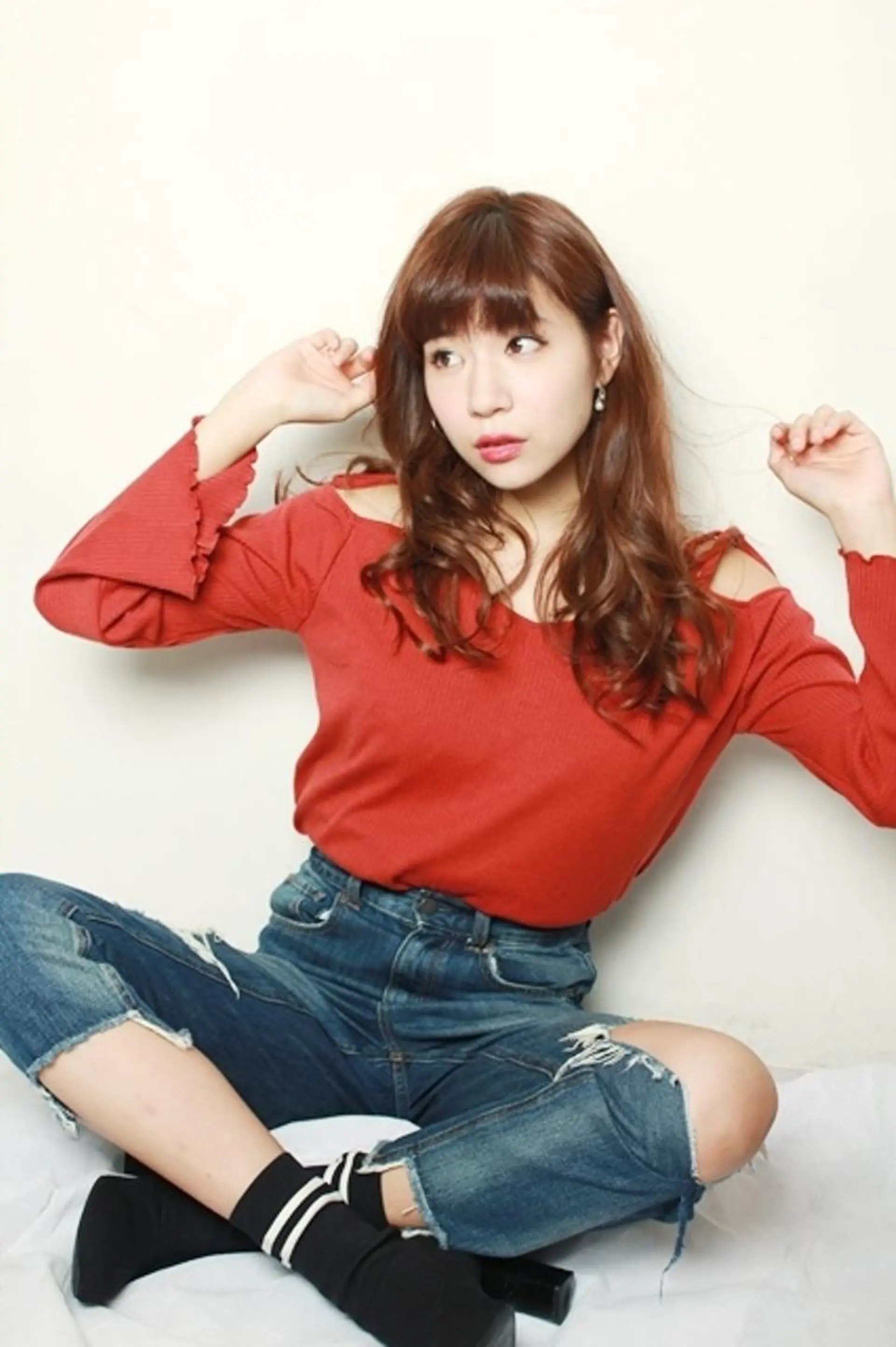 ミディアム 撮影モデル むらの じゅんやのヘアスタイル