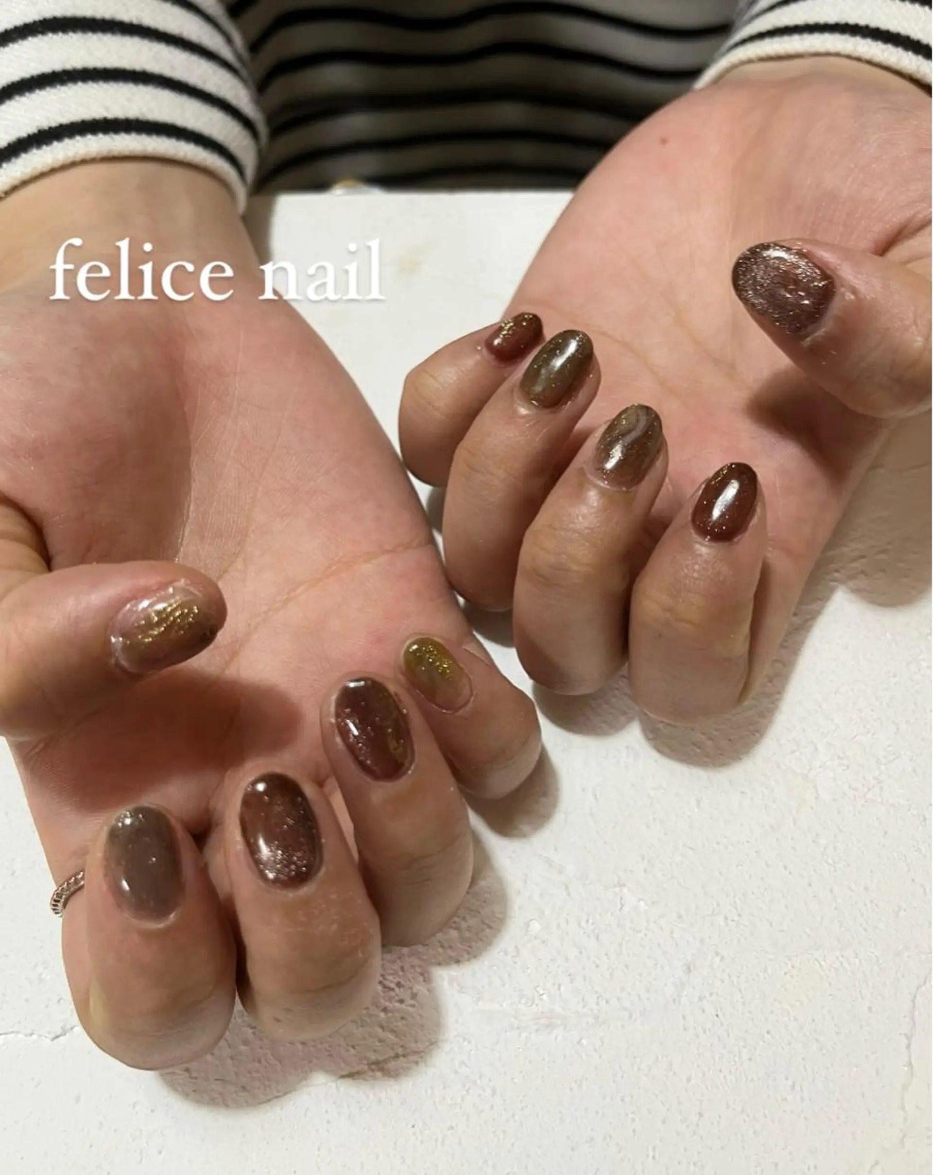 ネイル ニュアンスネイル felice nailのネイルデザイン