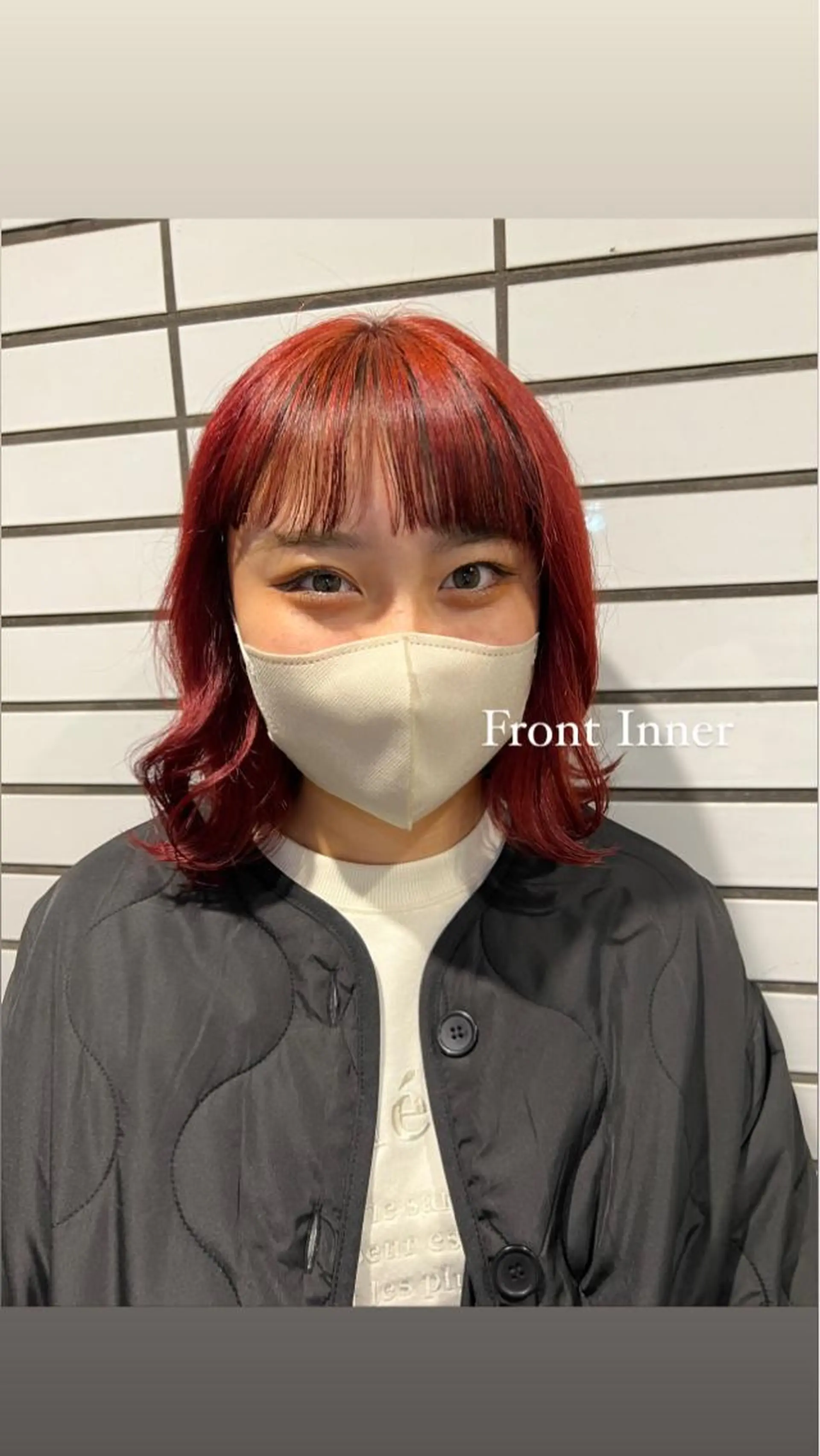 ミディアム 名駅/艶韓国風ヘア miyabiのヘアスタイル