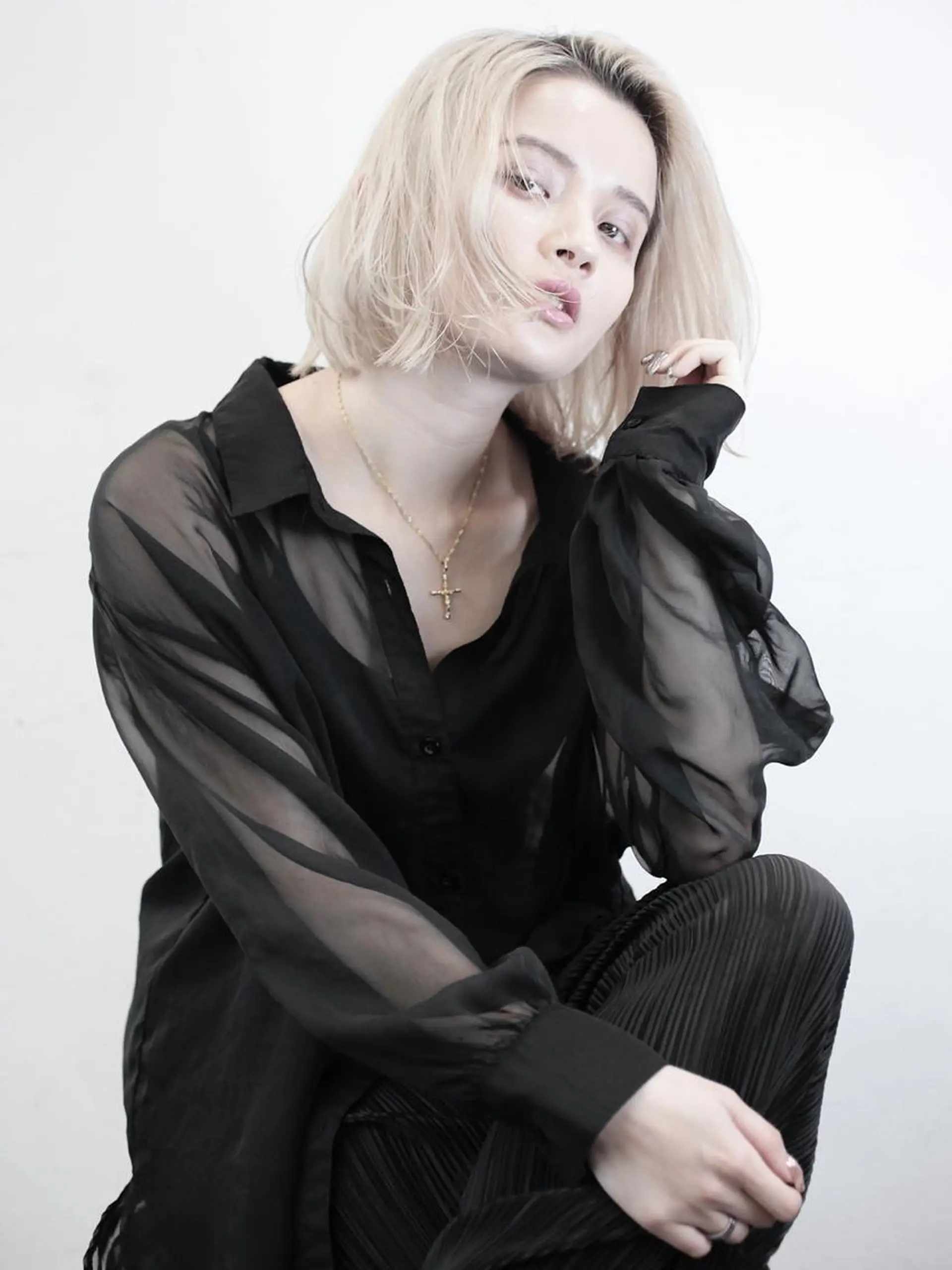 セミロング カラー パーマ ヘアアレンジ メンズ キッズ ネイル マツエク・マツパ アイブロウ メンズバレイヤージュ メンズブリーチ メンズハイライト メンズインナーカラー メンズウルフカット nico TOKYO 渋谷所属・ブリーチ　ハイトーン 特化🌈フジタハルキのヘアスタイル