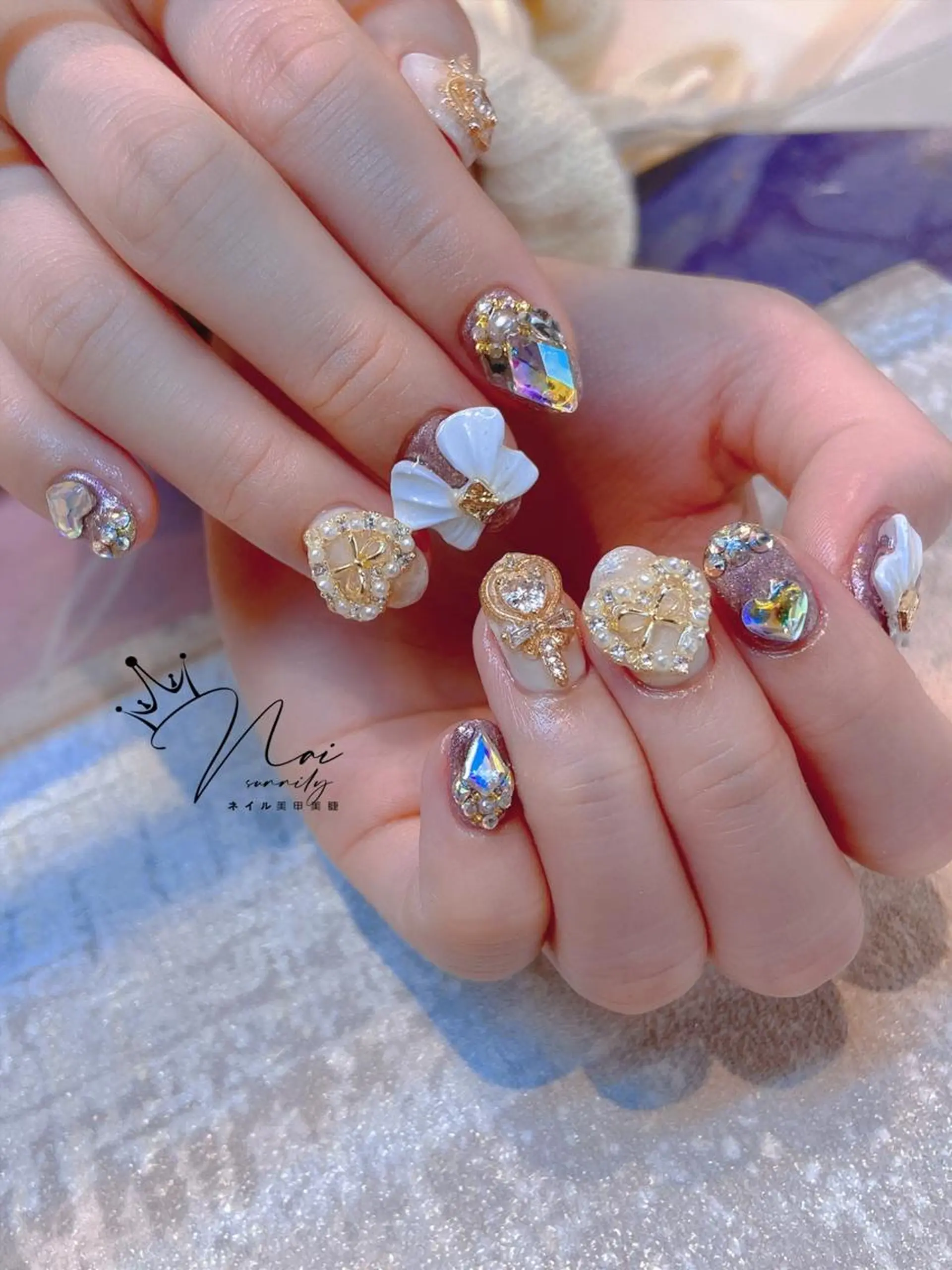 ネイル 長さだし専門店 M2 rikaのネイルデザイン