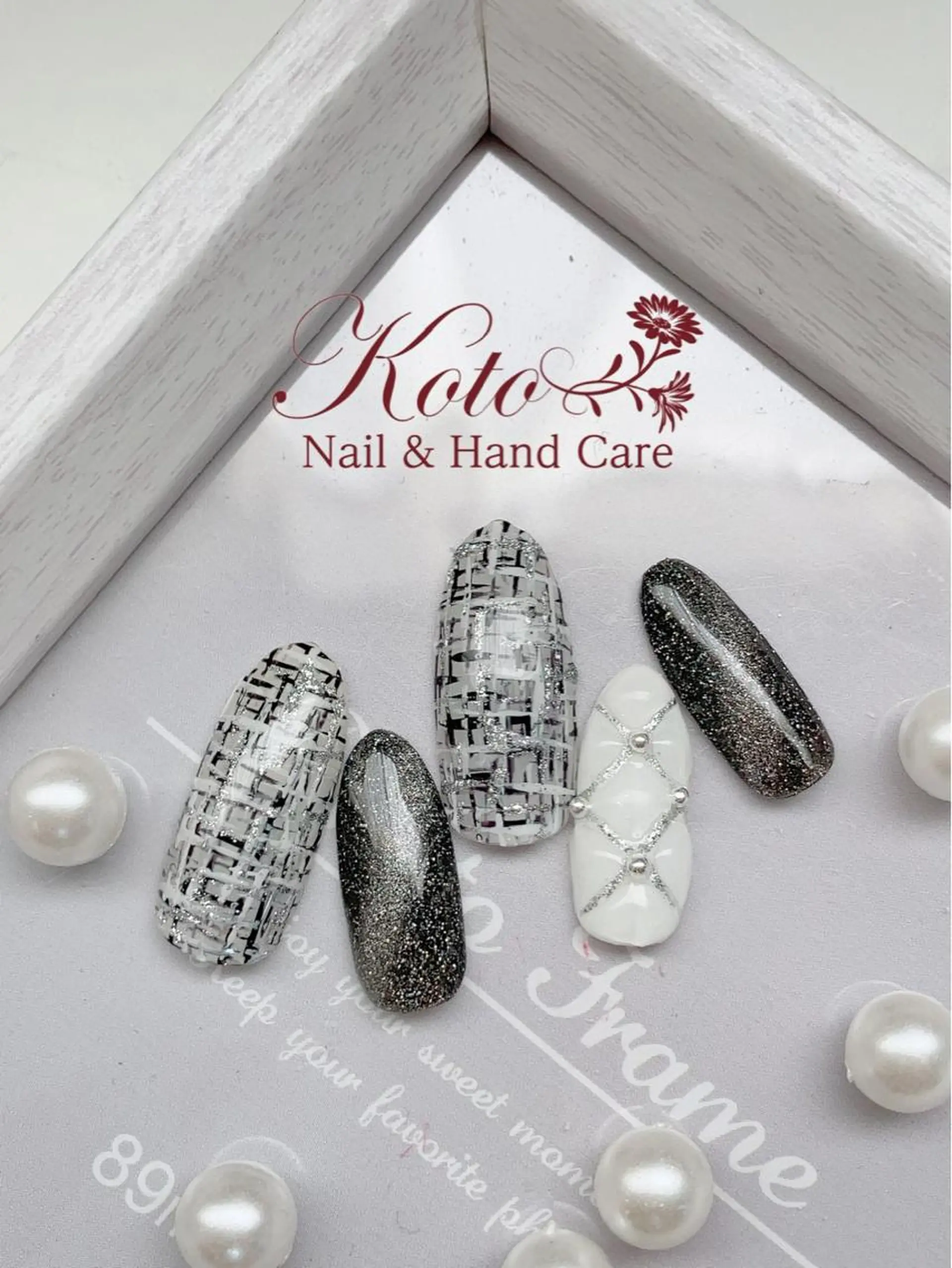 ネイル 長さ出し フットネイル フレンチネイル ジェルネイル 韓国ネイル Risa ネイルサロンKOTOのネイルデザイン