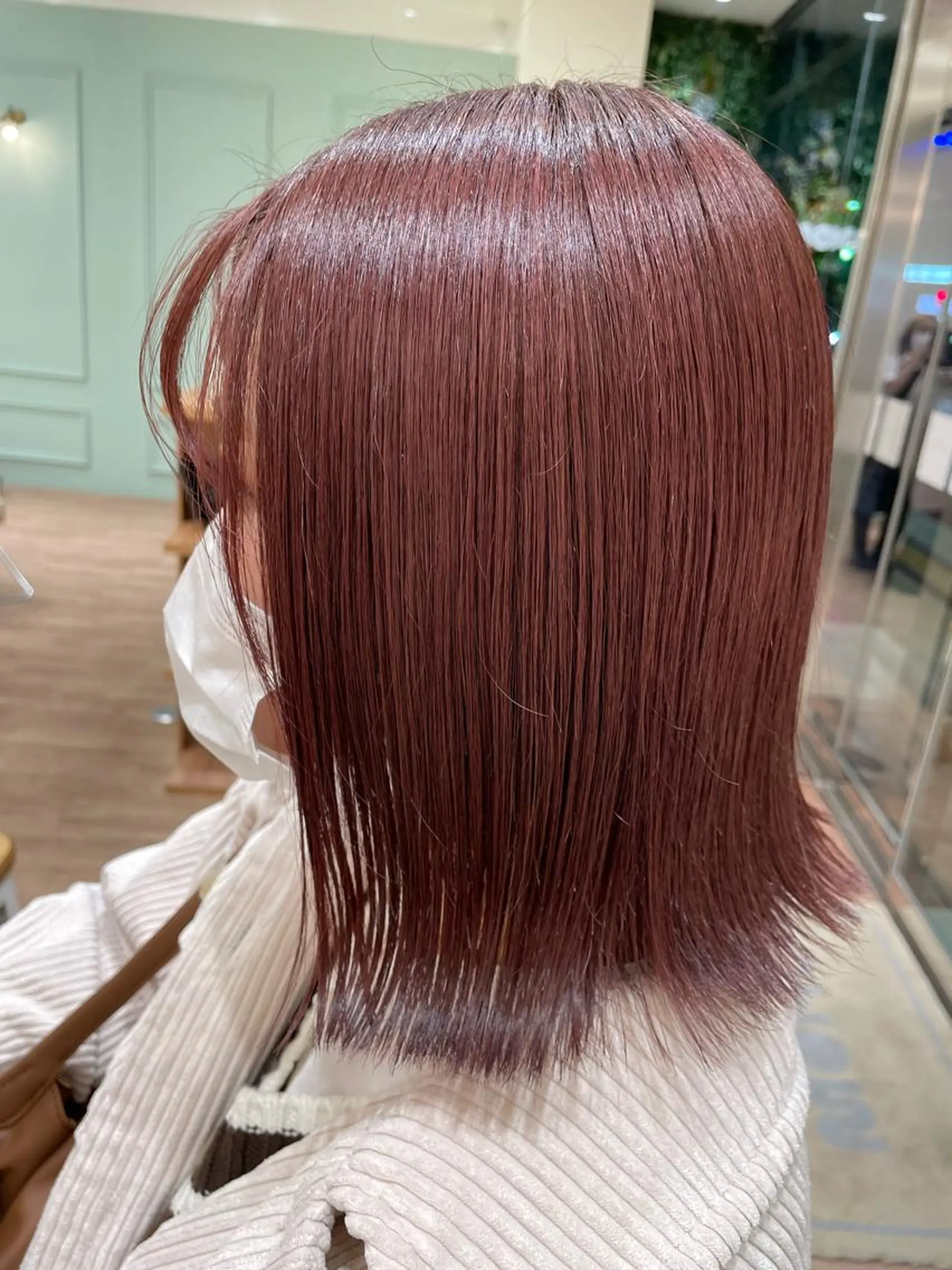 ミディアム カラー 韓国／大宮／レイヤー 🤍AYA🤍のヘアスタイル