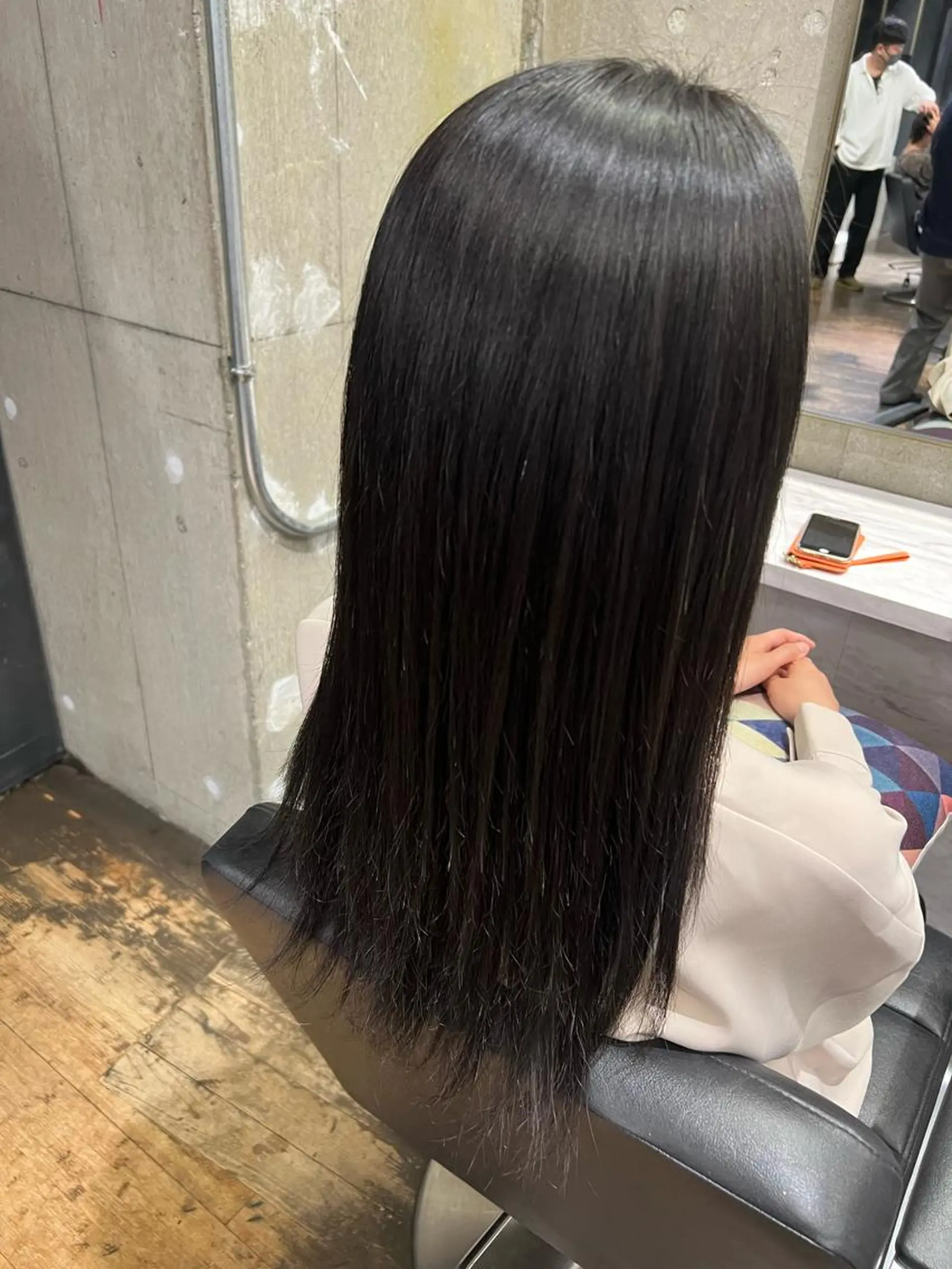 ロング 縮毛矯正 ROBBY所属・松井美樹/似合わせ ガーリー・韓国のヘアスタイル