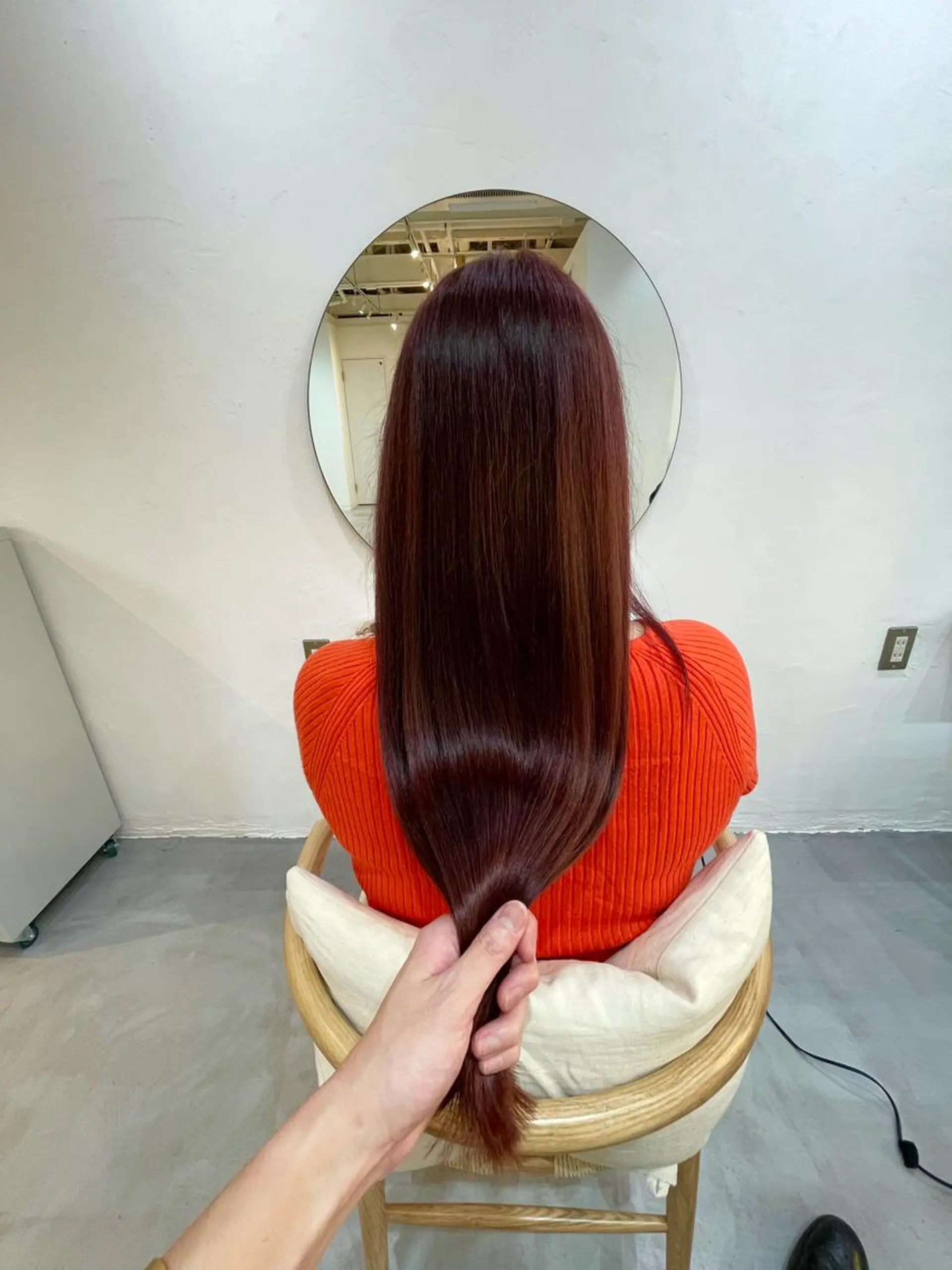 ロング ハイライト 髪質改善 縮毛矯正 トリートメント カット ヘアカラー トリートメント ✂︎マンツーマン施術 ａｙｅ✂︎のヘアスタイル