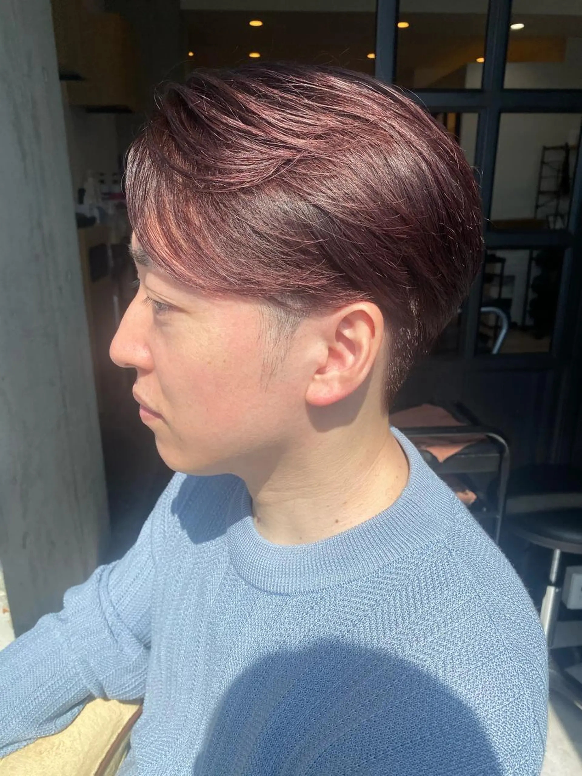 ミディアム カラー カット ヘアカラー トリートメント Dxxxx III所属・女性目線の大人 メンズ*Ayakaのヘアスタイル