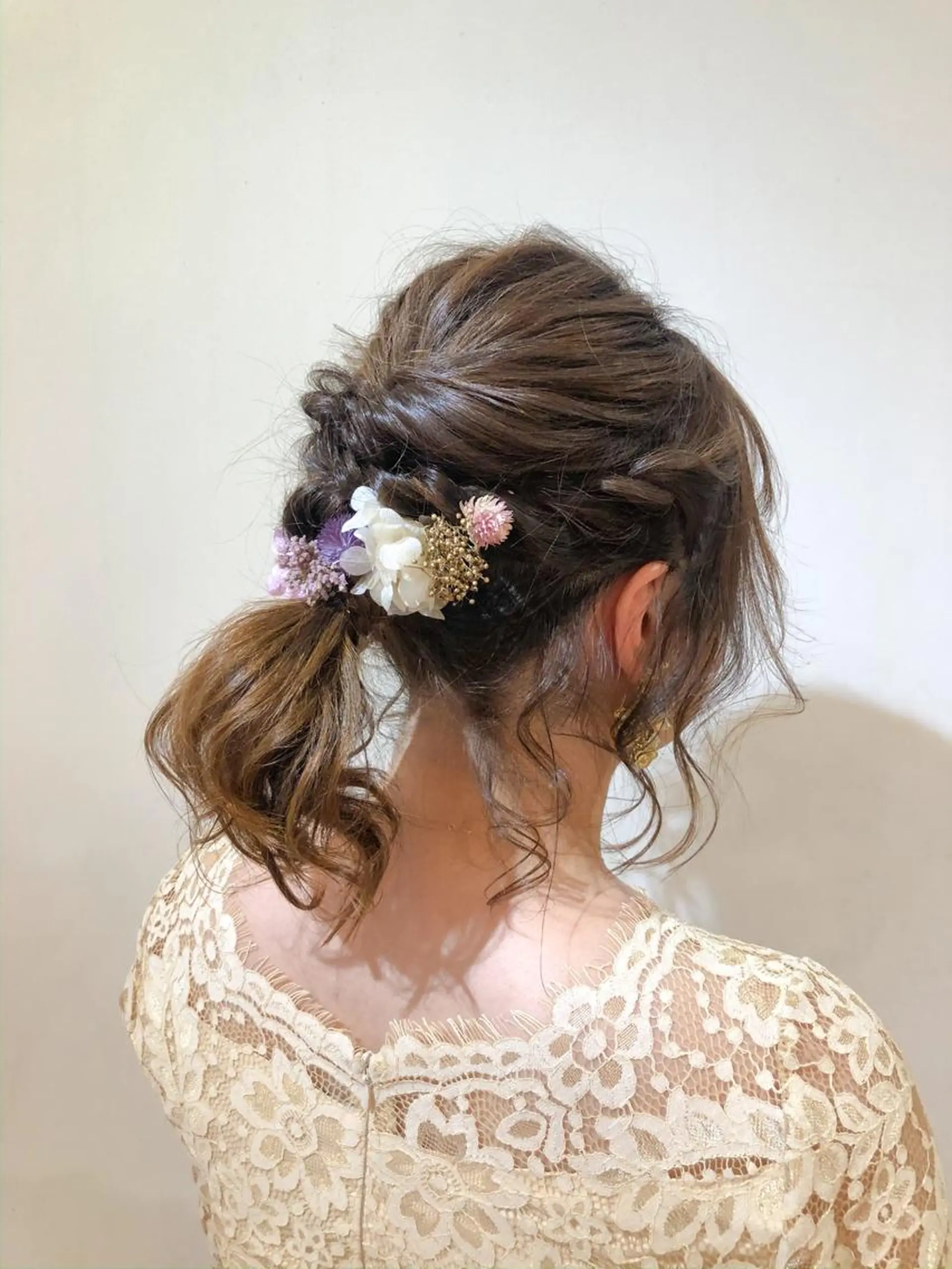 ミディアム カラー パーマ ヘアアレンジ カット ヘアカラー トリートメント 顔周りcut・ご相談 ＝新宿しずく🇰🇷のヘアスタイル