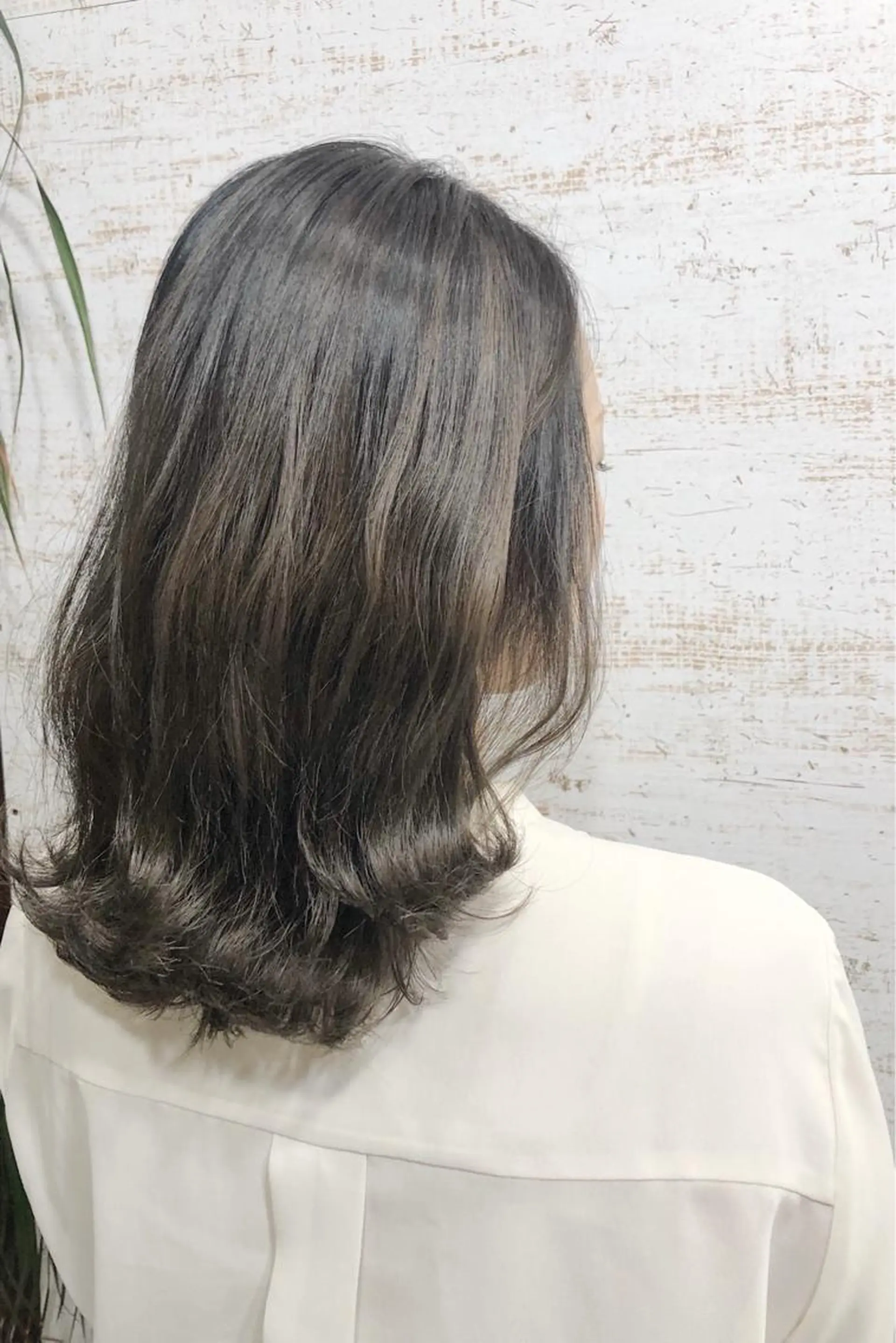 セミロング カラー バレイヤージュ レイヤーカット ケアブリーチ /髪質 改善/古橋圭史郎のヘアスタイル