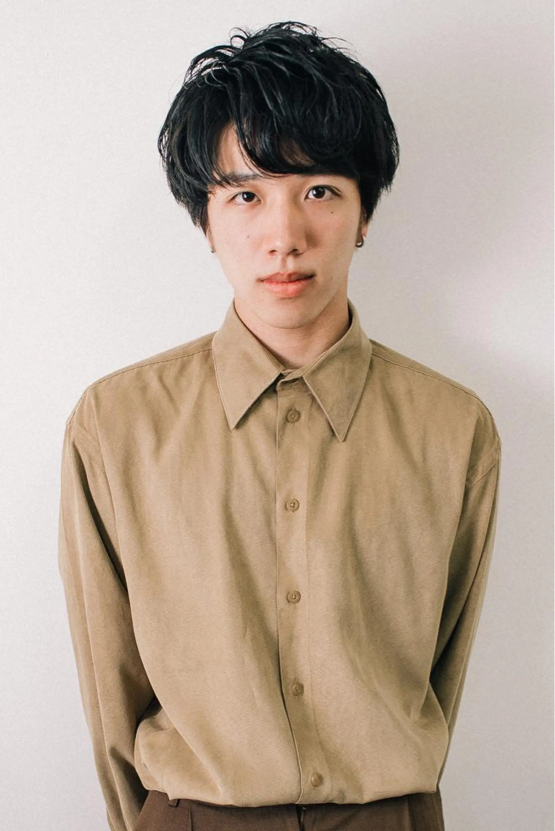 ミディアム メンズ 千葉 慎也のヘアスタイル