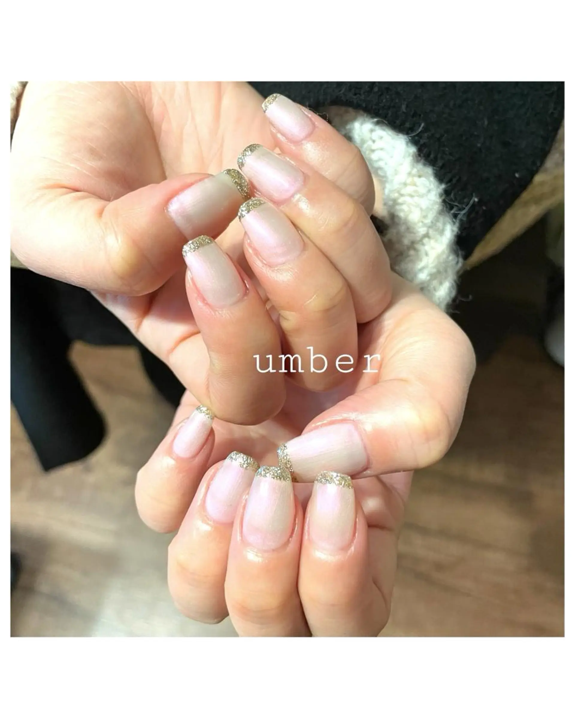 ネイル ハンドネイル umber 三茶1分のネイルデザイン