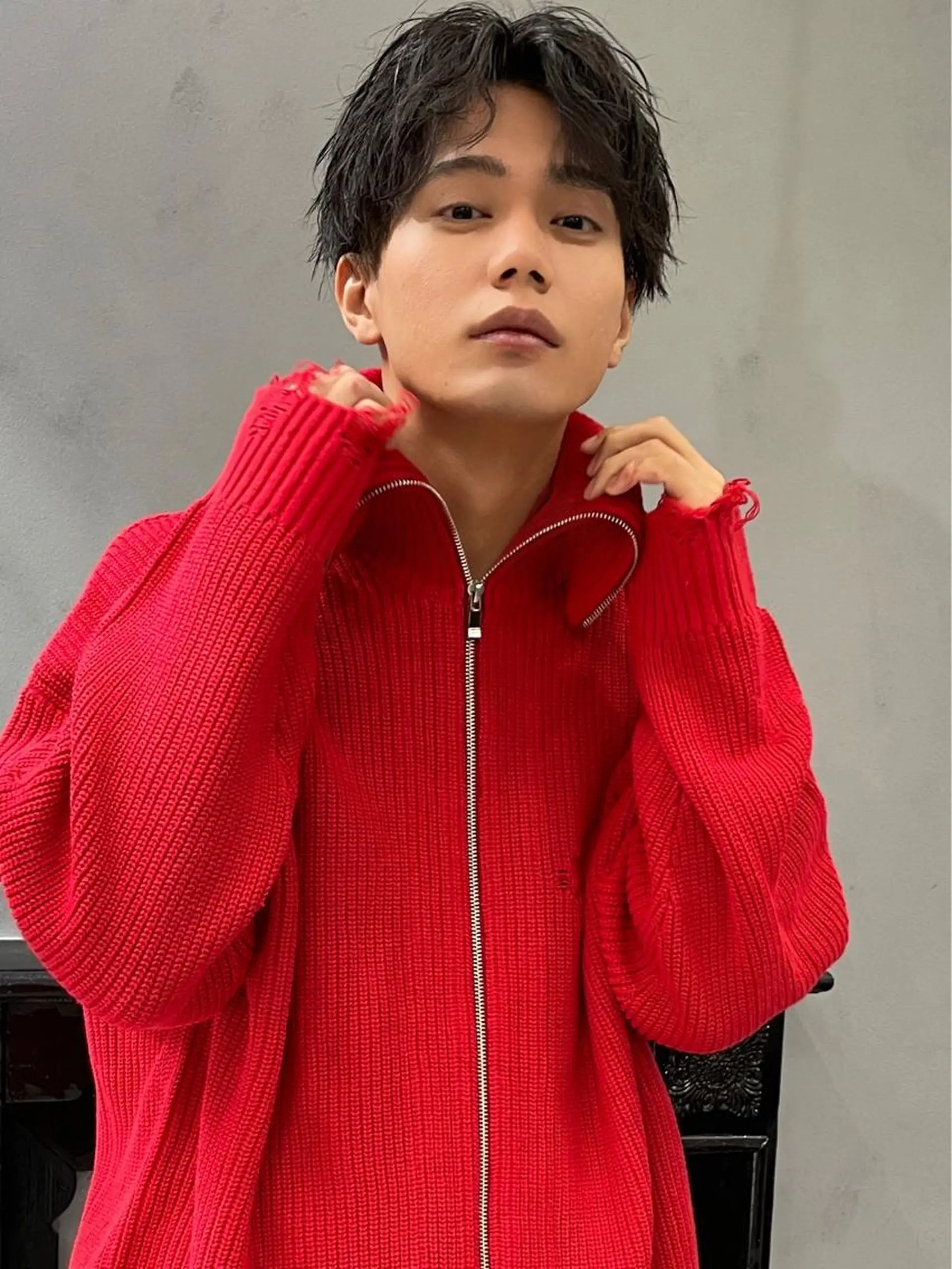 ショート メンズ 艶カラー/フェイス レイヤー/たむのヘアスタイル