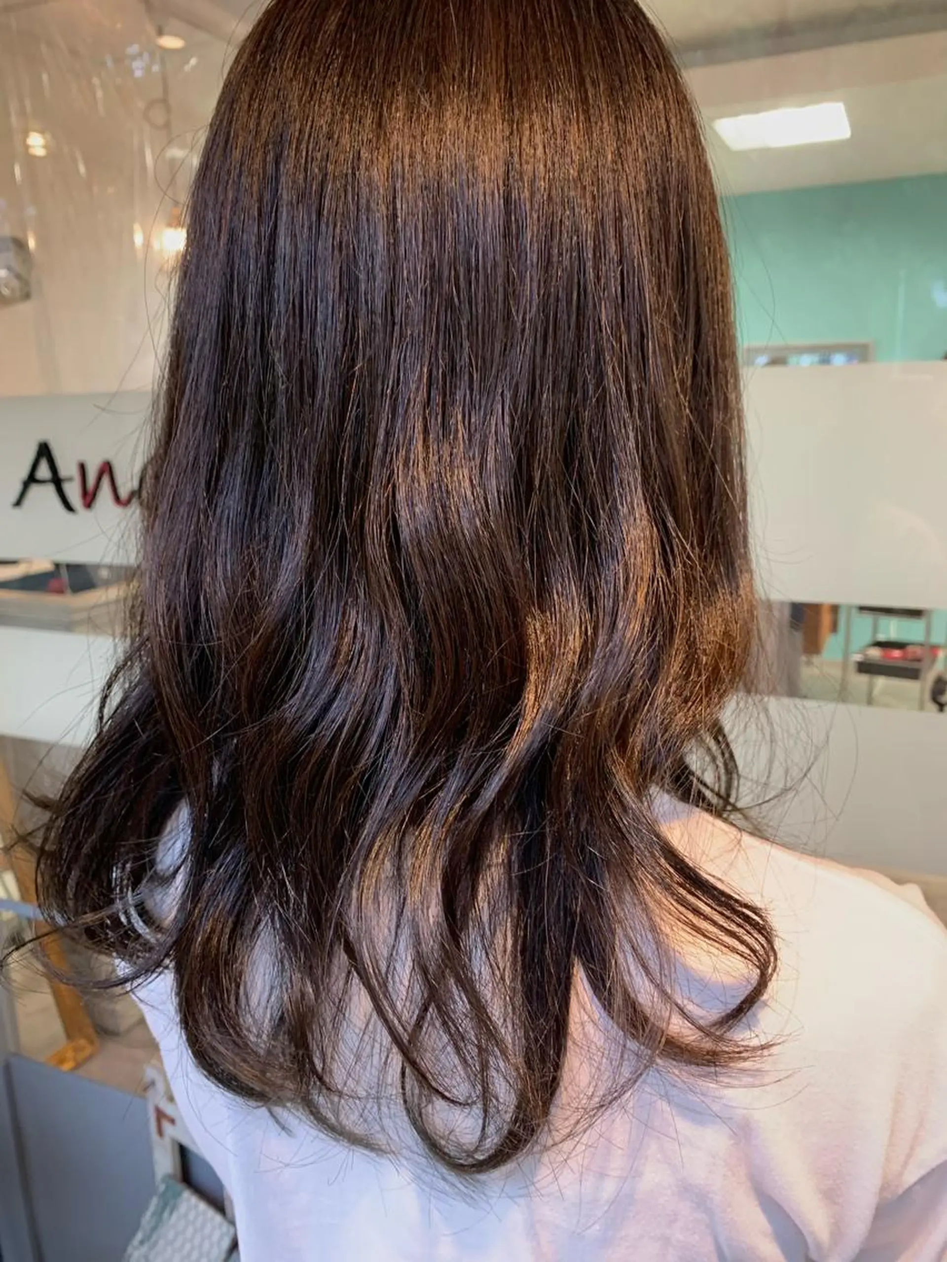 ロング レイヤーカット/髪質 改善✨/藤田侑花のヘアスタイル