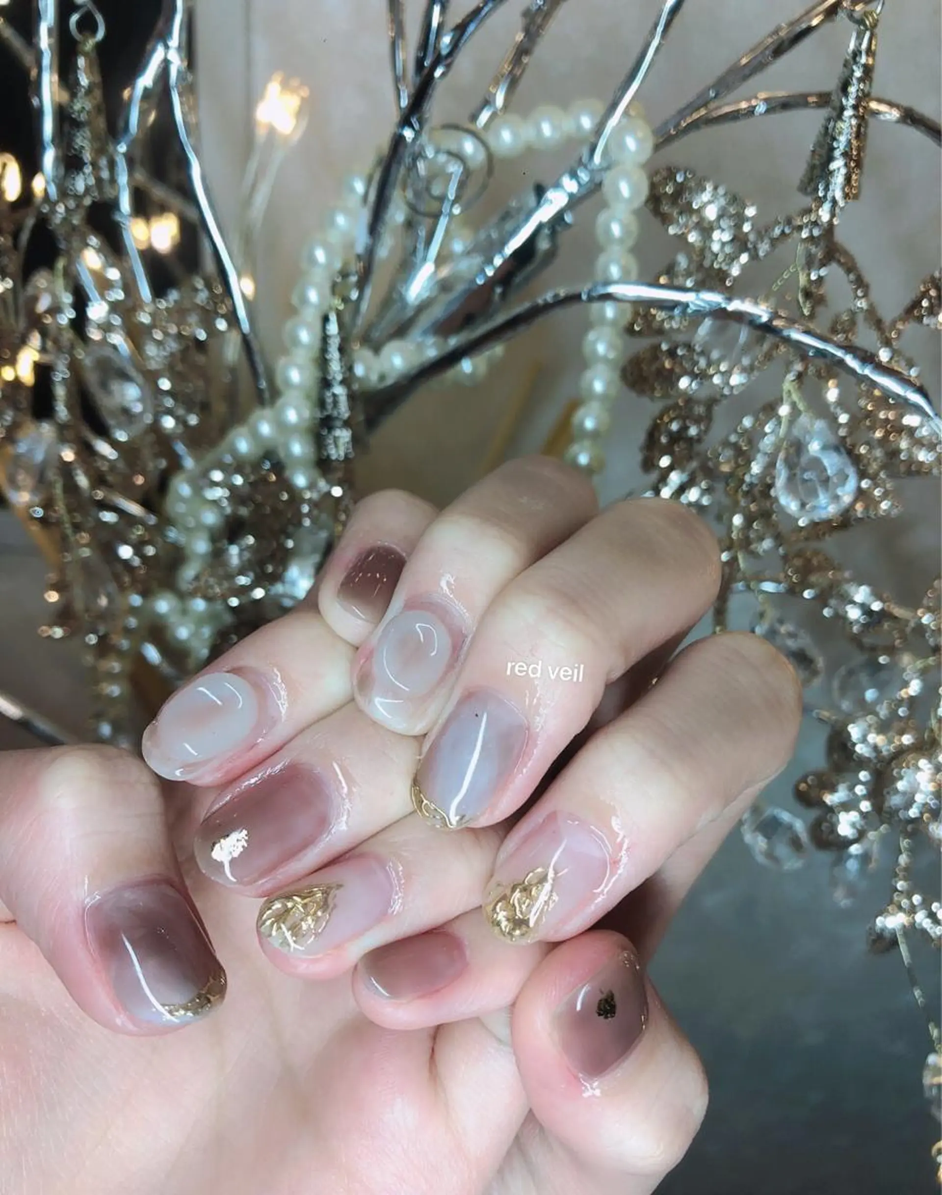 ショート ネイル ホワイト 長さ出し専門 nynaのネイルデザイン