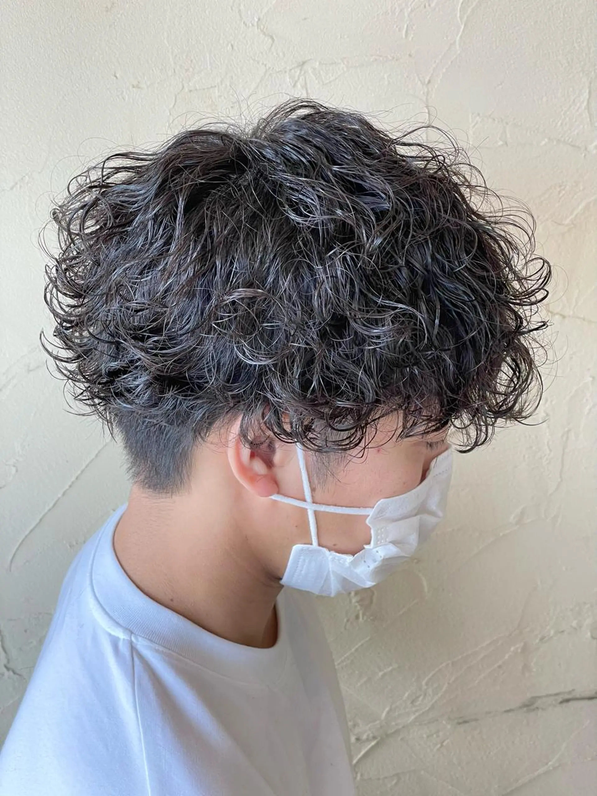 ショート パーマ メンズ マッシュ メンズパーマ 波巻きパーマ カット パーマ メンズ特化/パーマ指 名No.1/百瀬太郎のヘアスタイル