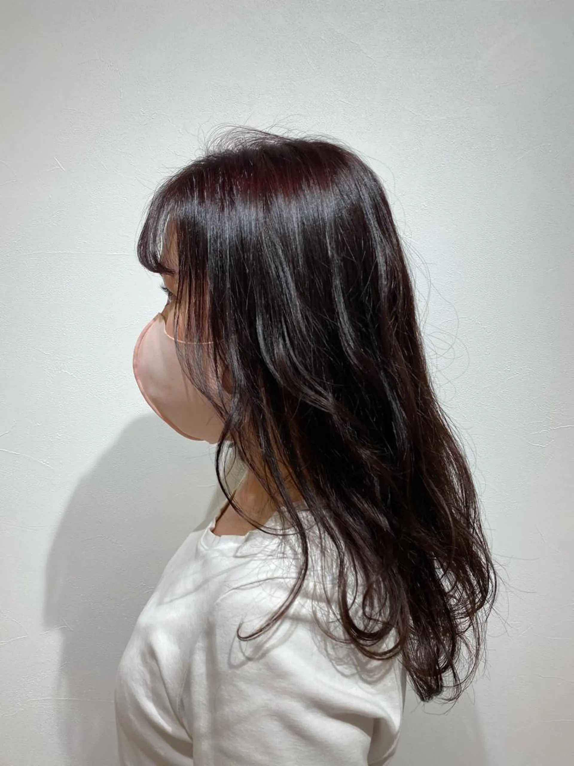 カラー ピンクカラー バイオレットカラー ブリーチなしWカラー /酸性ストレート河本のヘアスタイル