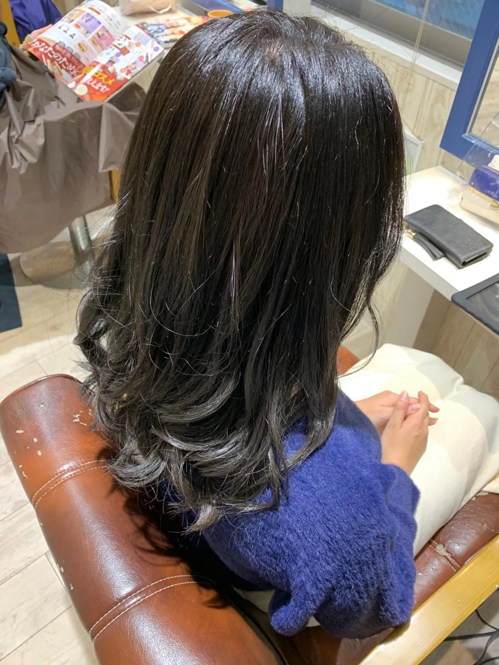 セミロング 白井 聖人のヘアスタイル