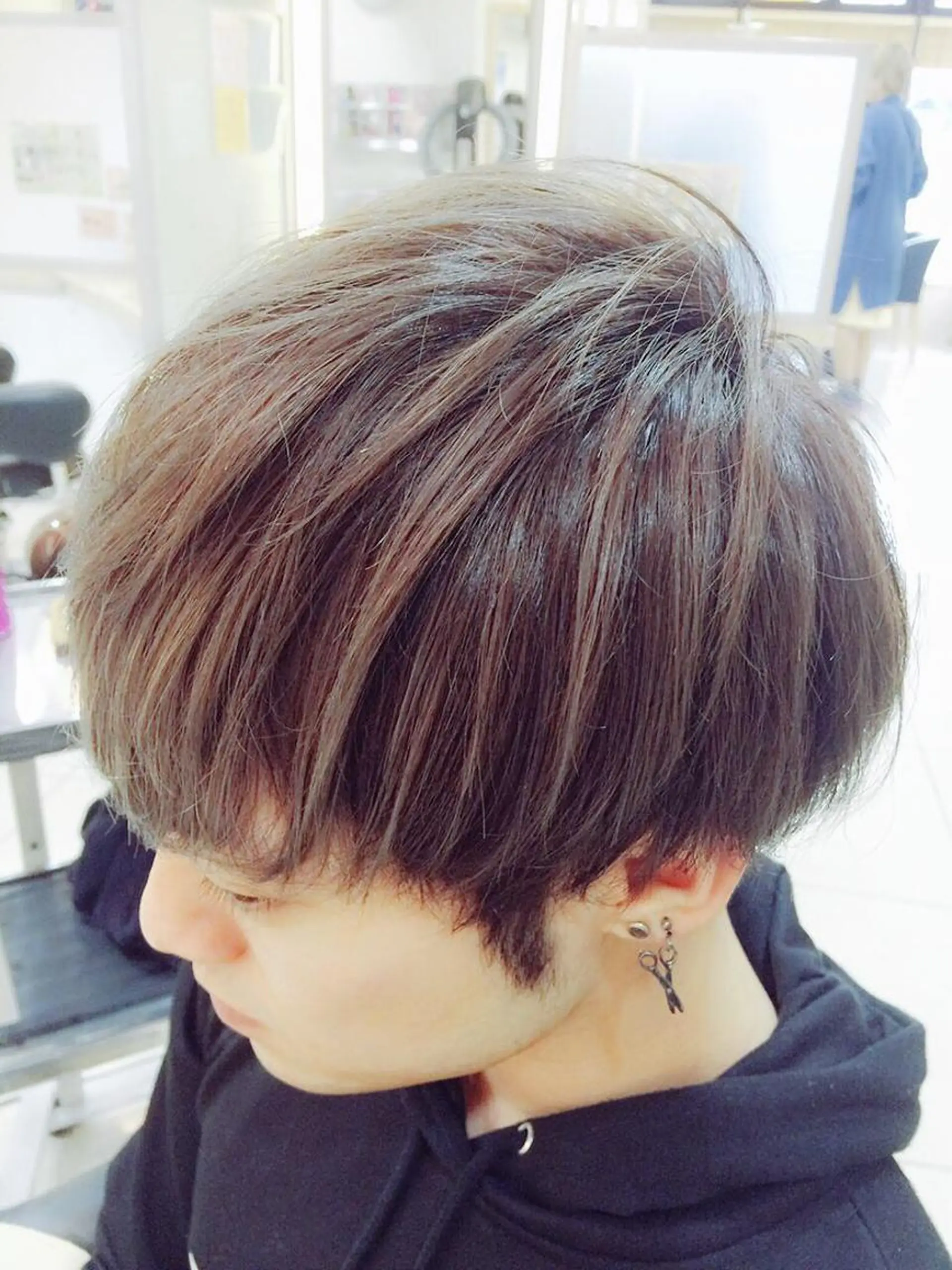 カラー 永井 大希のヘアスタイル