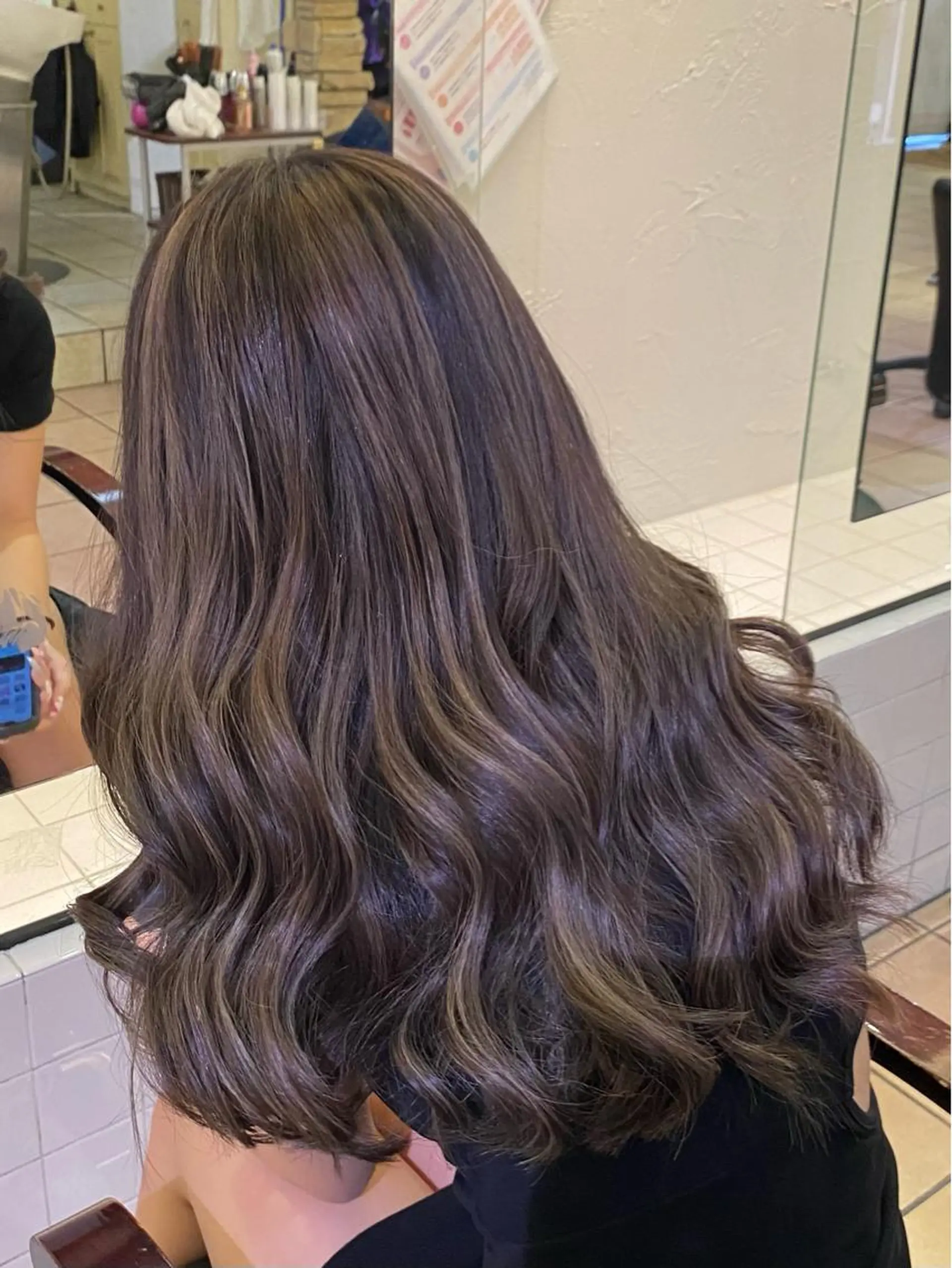 ロング 西岡 あつみ/ 堀江美容室のヘアスタイル