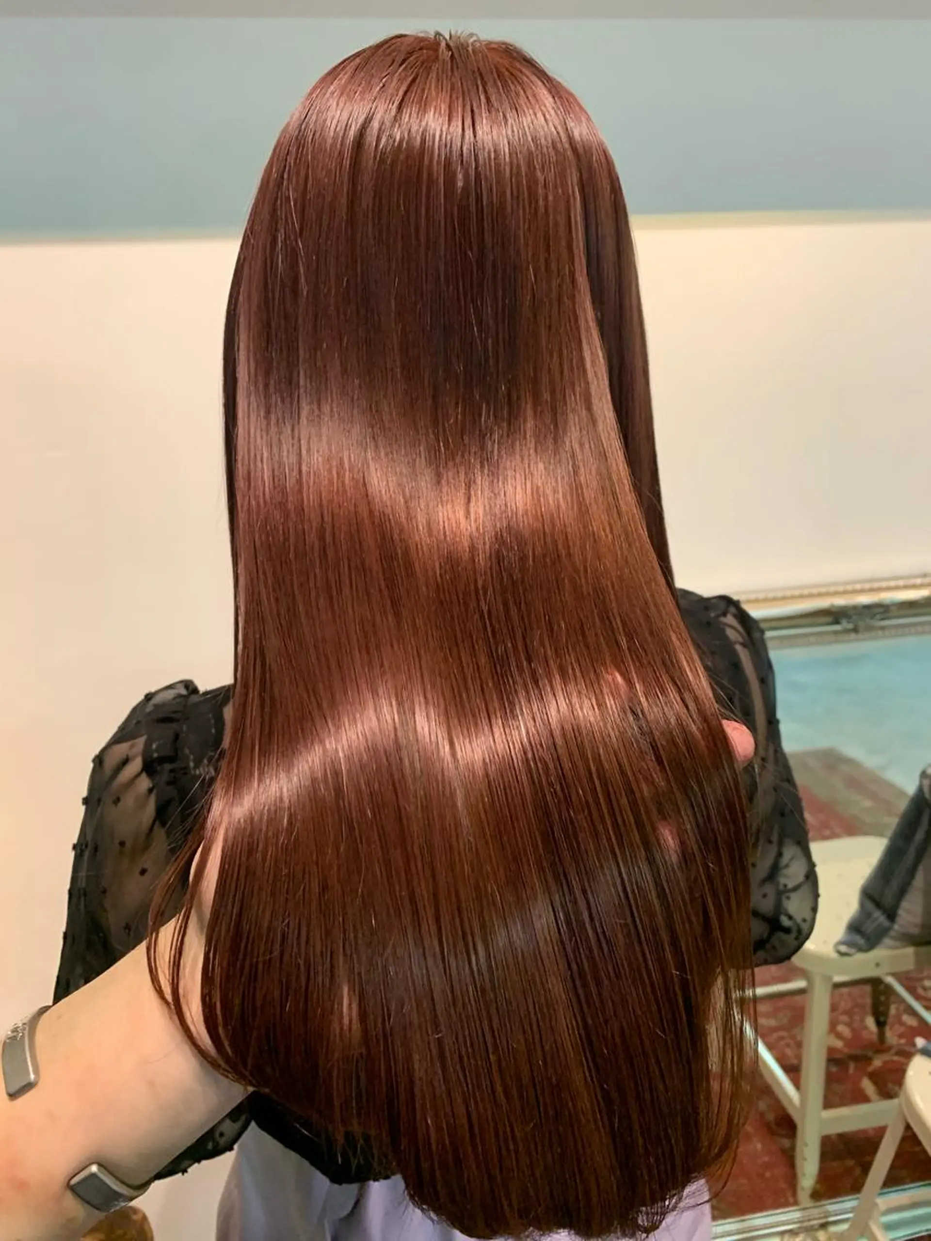 セミロング カラー ヘアアレンジ ベージュカラー ラベンダーカラー トリートメント ヘアセット 大宮/山口 竣也のヘアスタイル