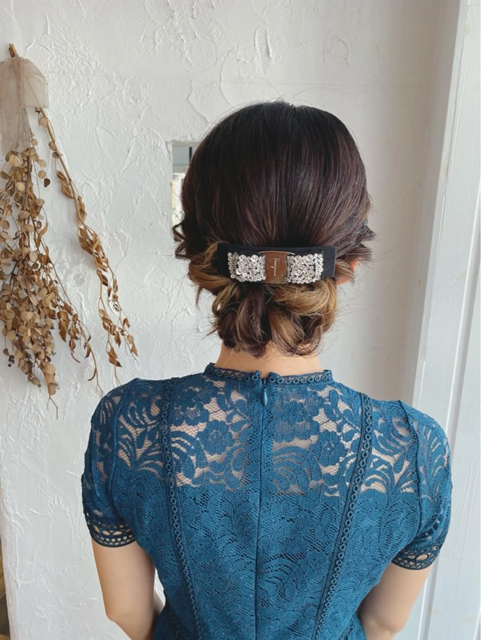 セミロング カラー ヘアアレンジ 美容室 ソンリエのヘアスタイル