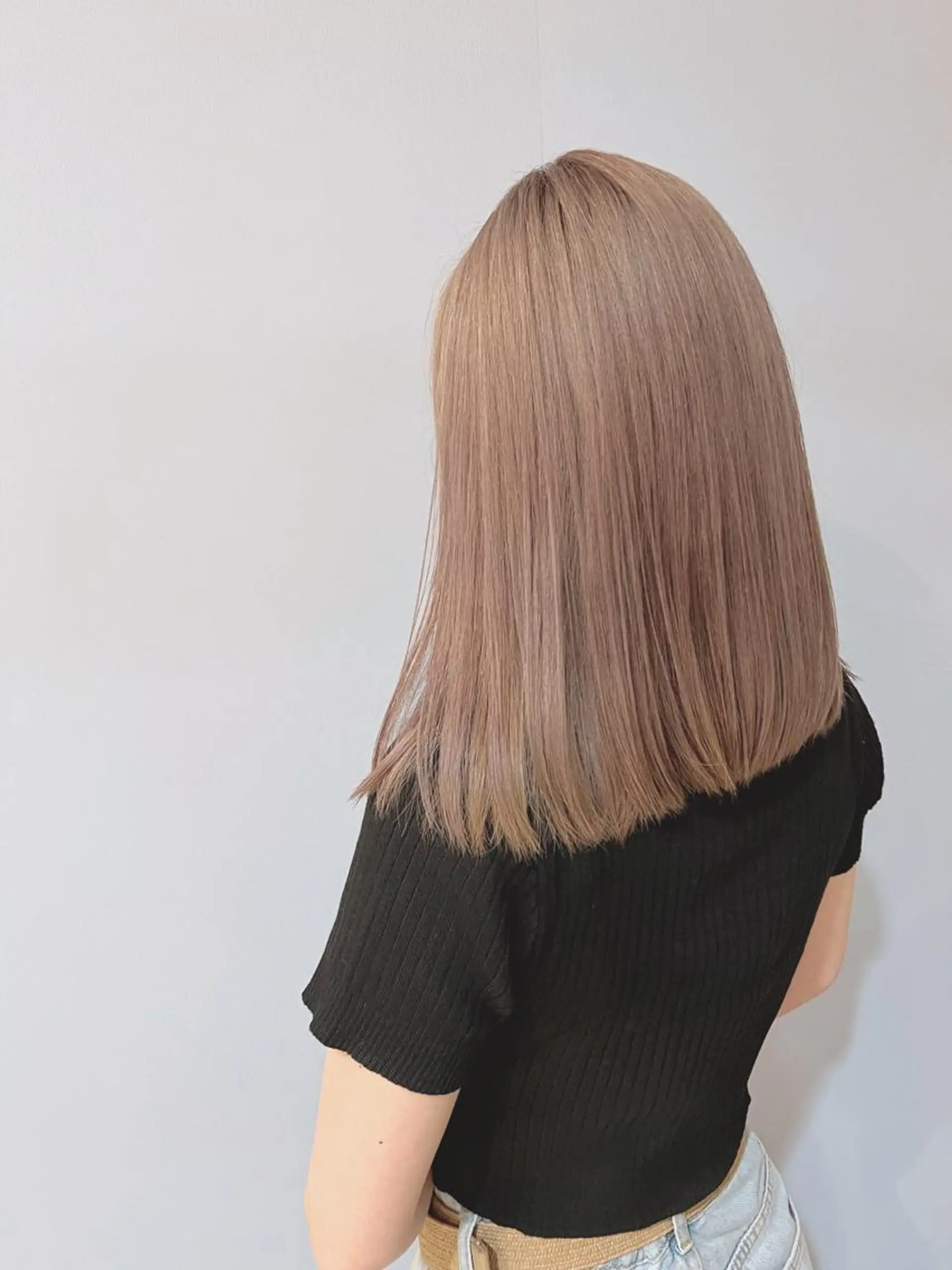 セミロング カラー ヘアカラー トリートメント 宮原 佳苗のヘアスタイル