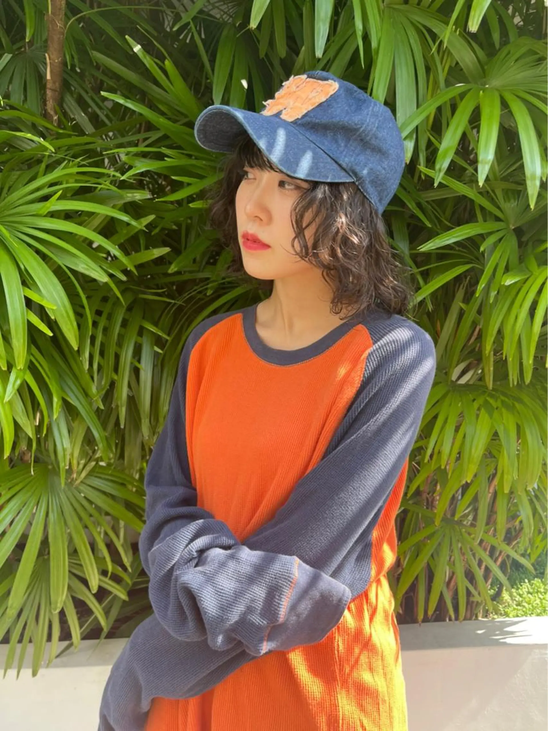 ショート カラー パーマ ウルフレイヤー エクステ/kokiのヘアスタイル