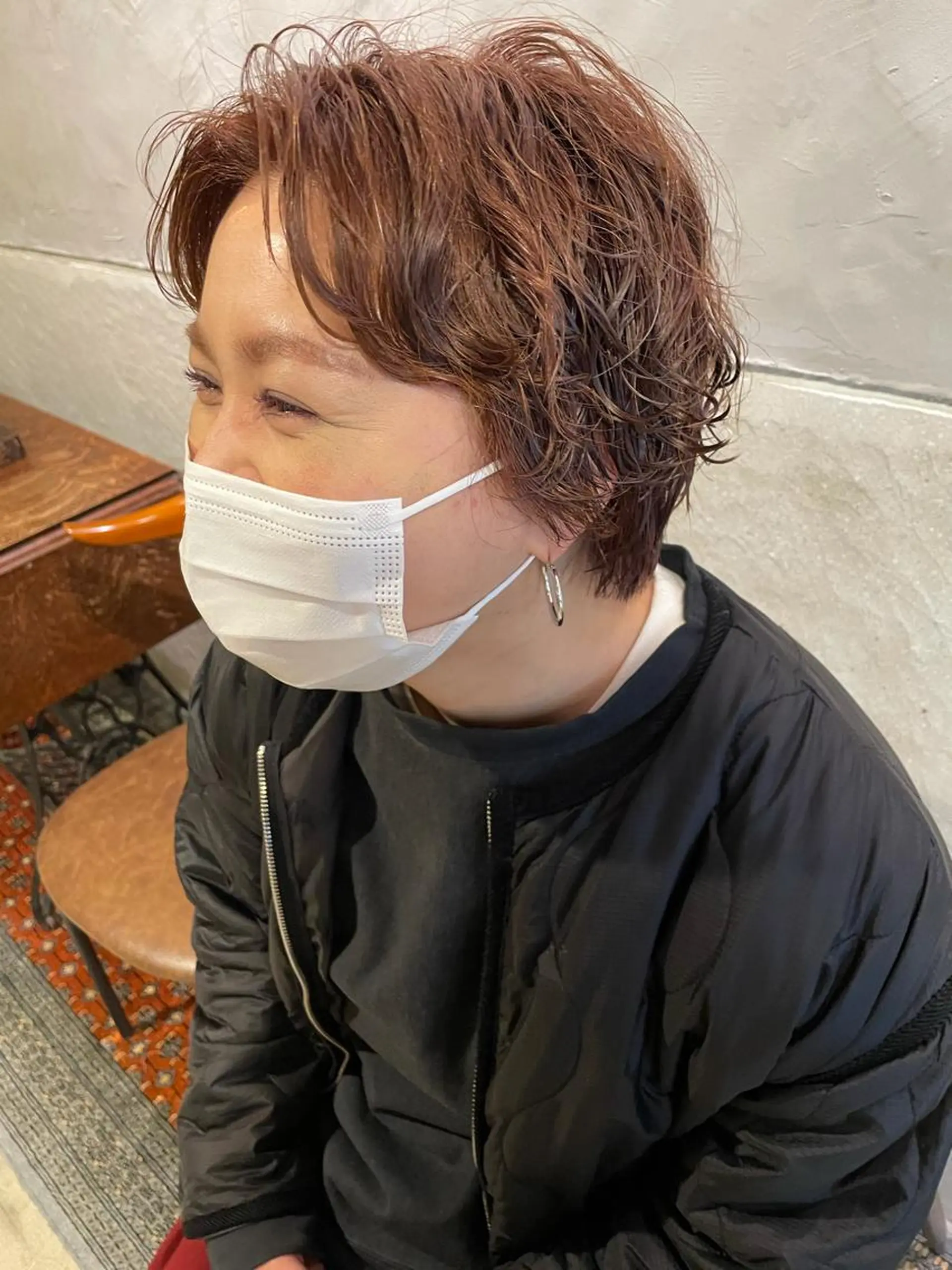 ショート カット パーマ トリートメント さの あやねのヘアスタイル