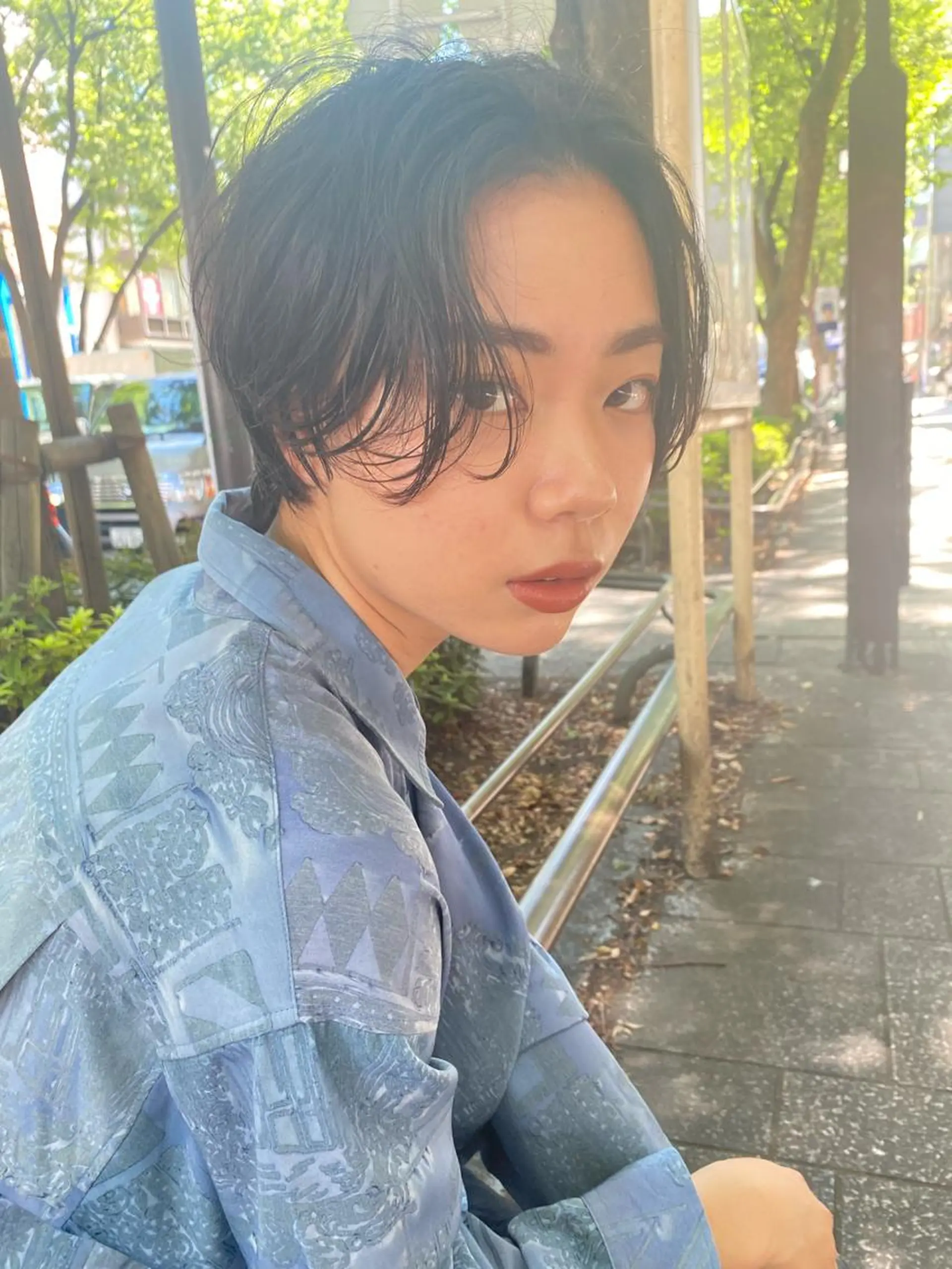 ショート カラー THE DAY所属・AKI HASHIMOTOのヘアスタイル