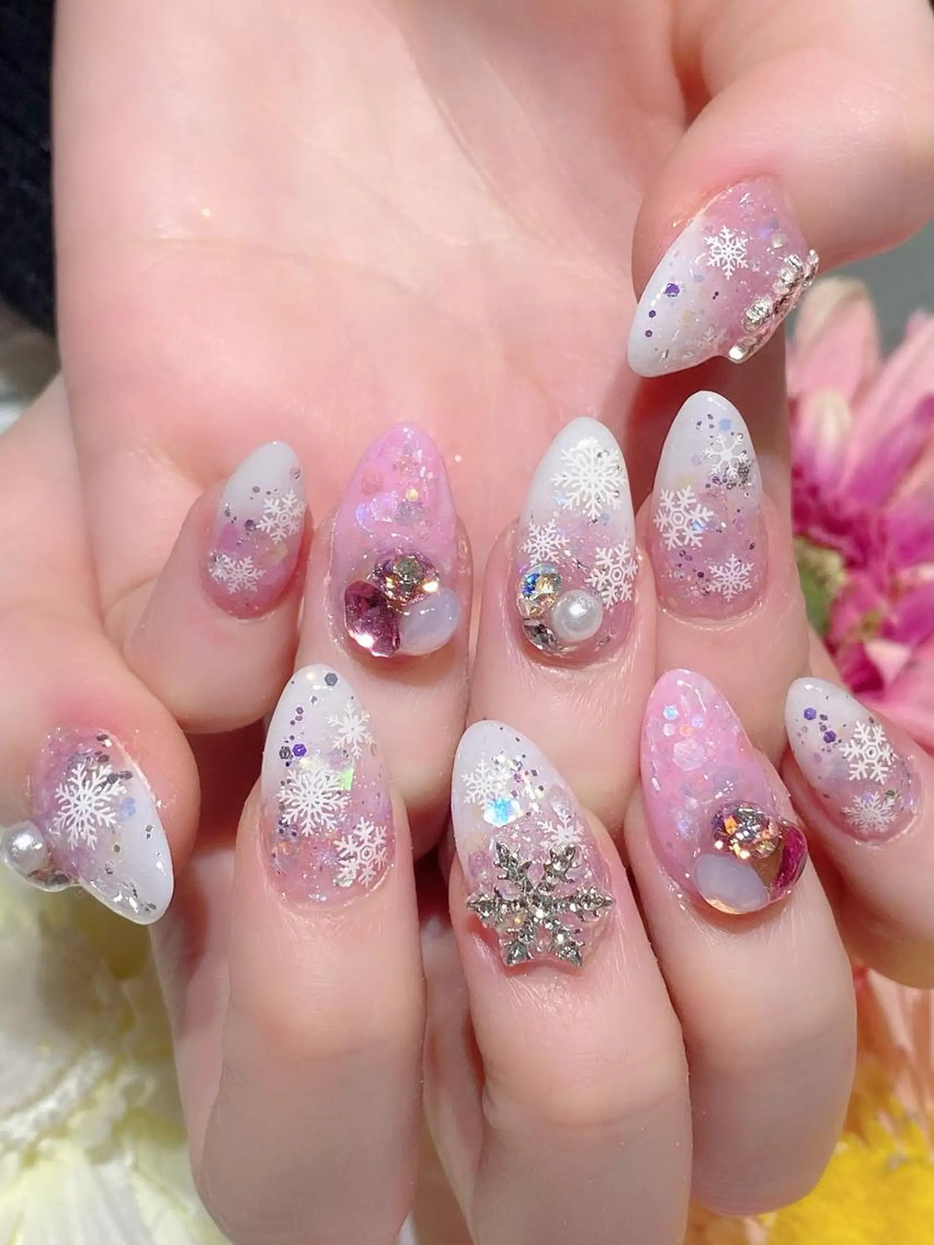 ネイル キラキラネイル スカルプネイル シンプルネイル YUN 💅のネイルデザイン