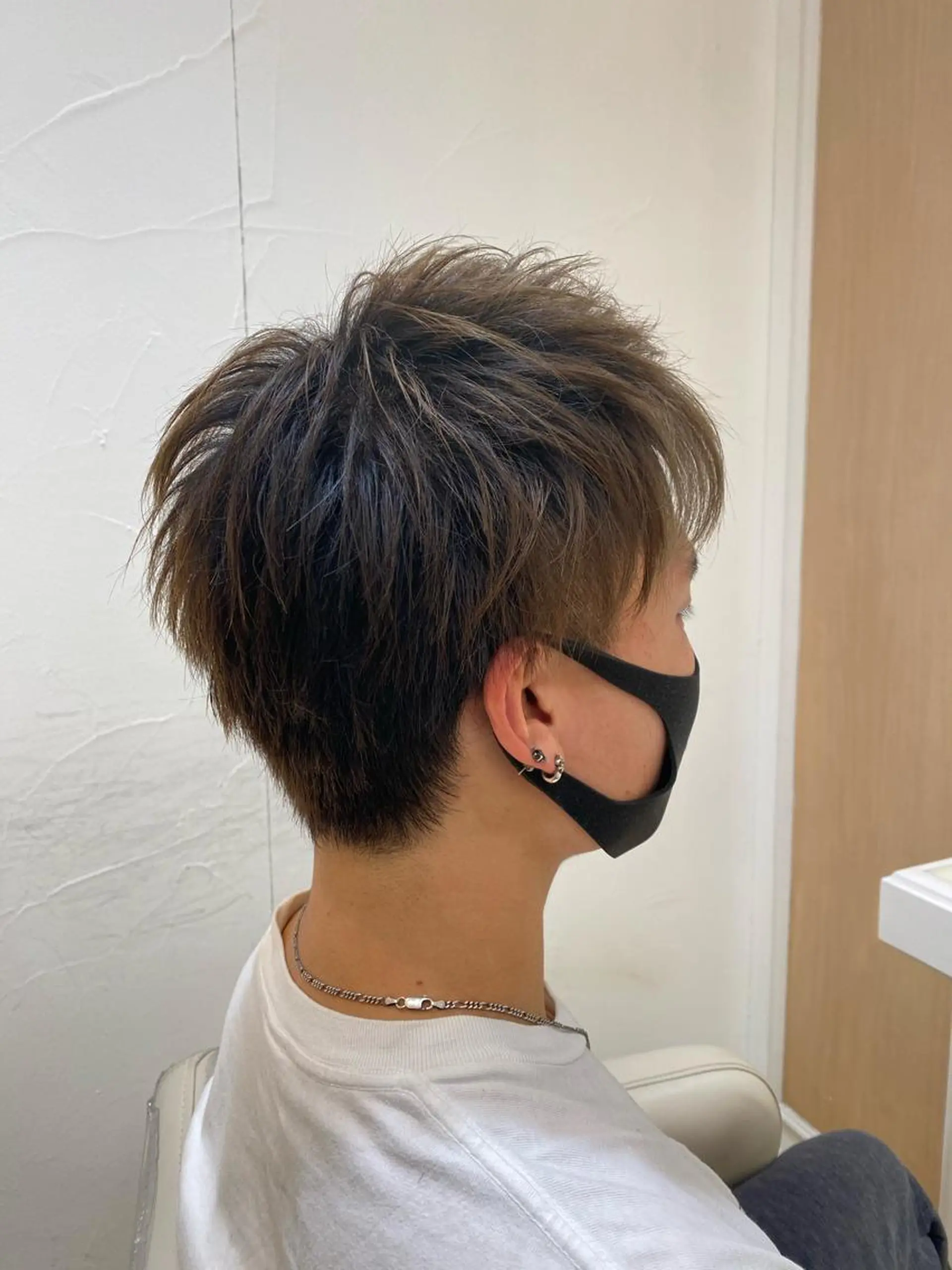 ショート メンズ カット ヘアカラー メンズ特化型美容師 栗山勇人のヘアスタイル