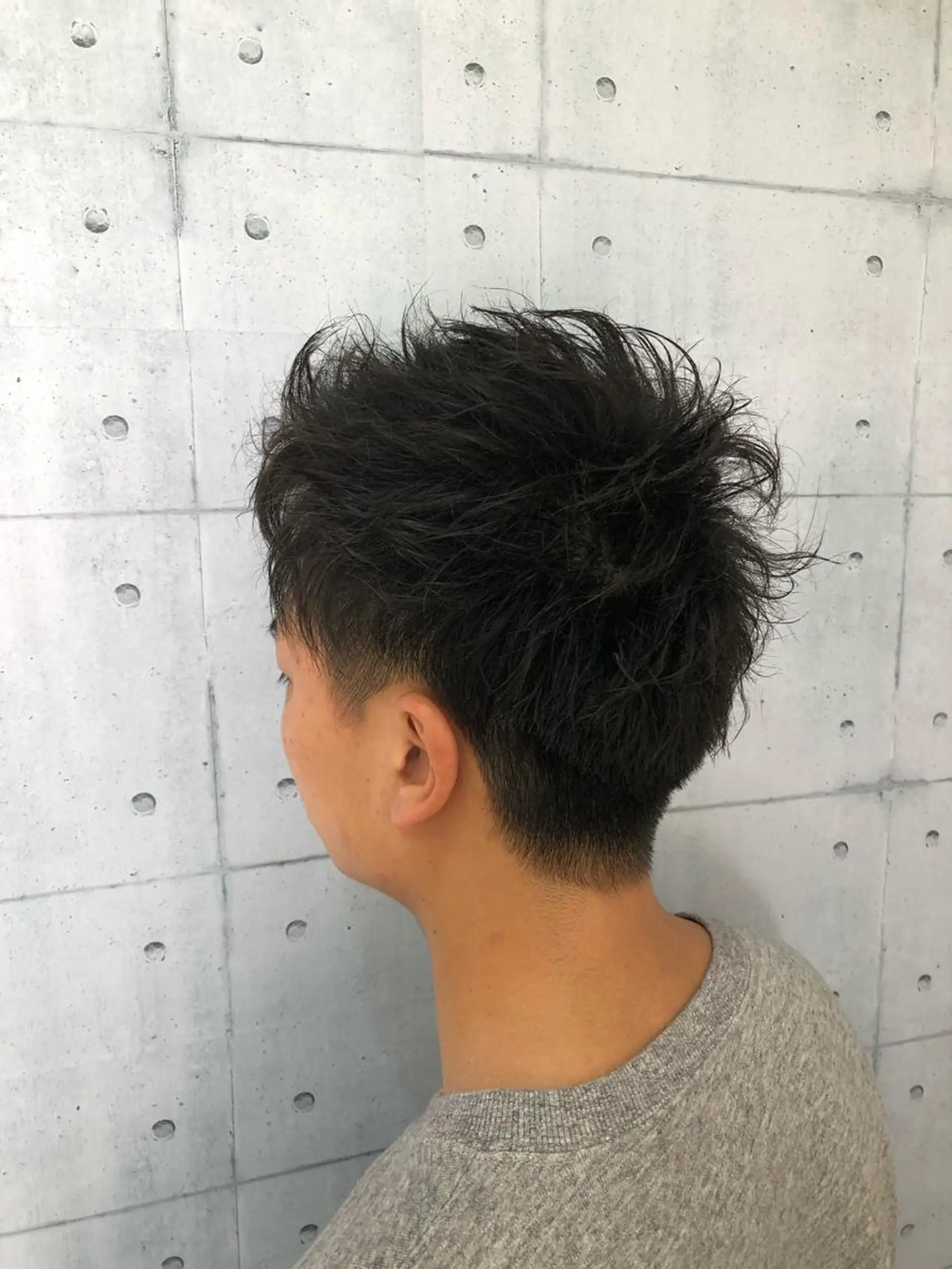 ショート パーマ メンズ メンズパーマ ショートヘア 北脇 健治のヘアスタイル