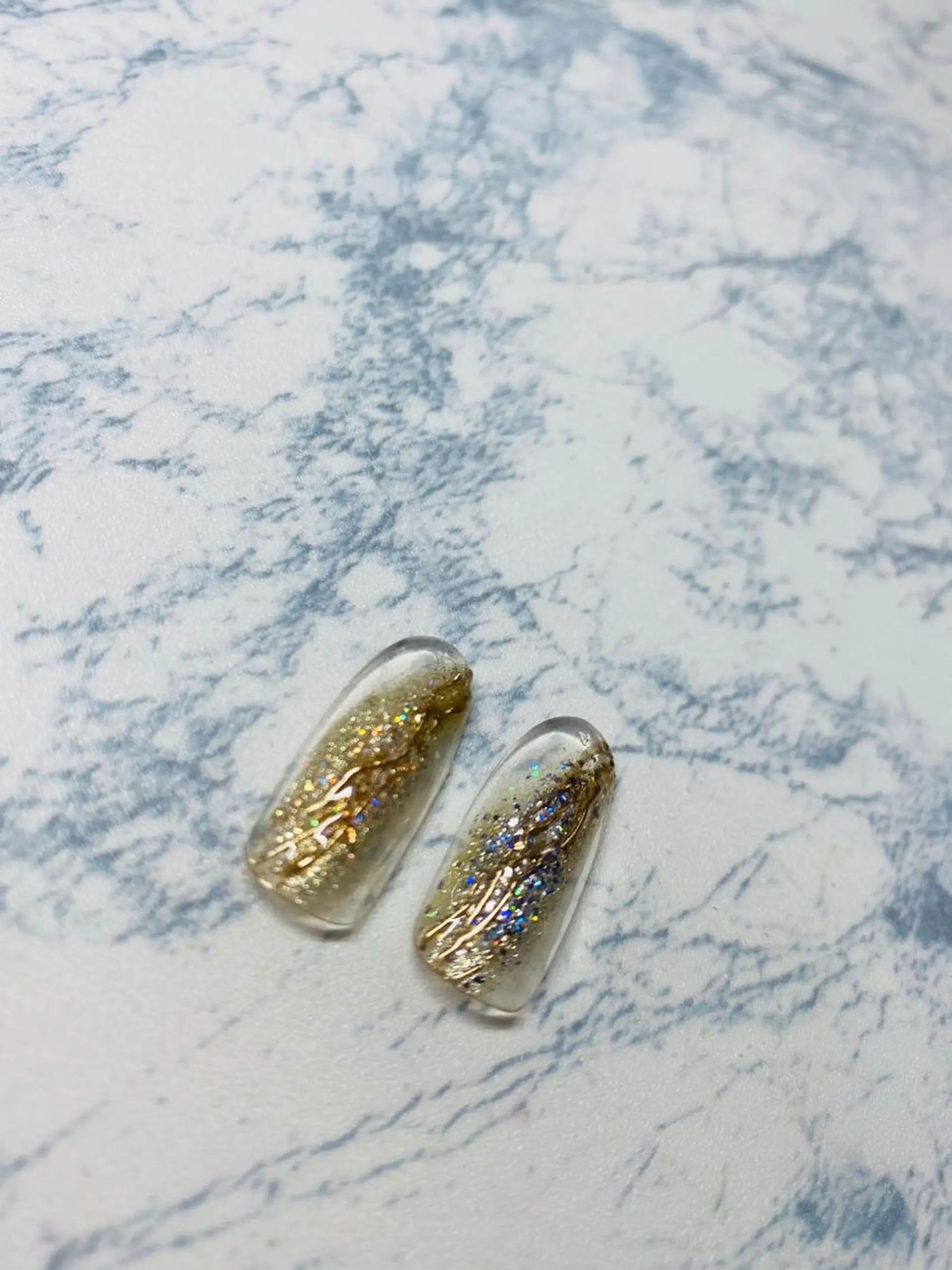 ネイル キラキラネイル ニュアンスネイル nail salon "a"のネイルデザイン