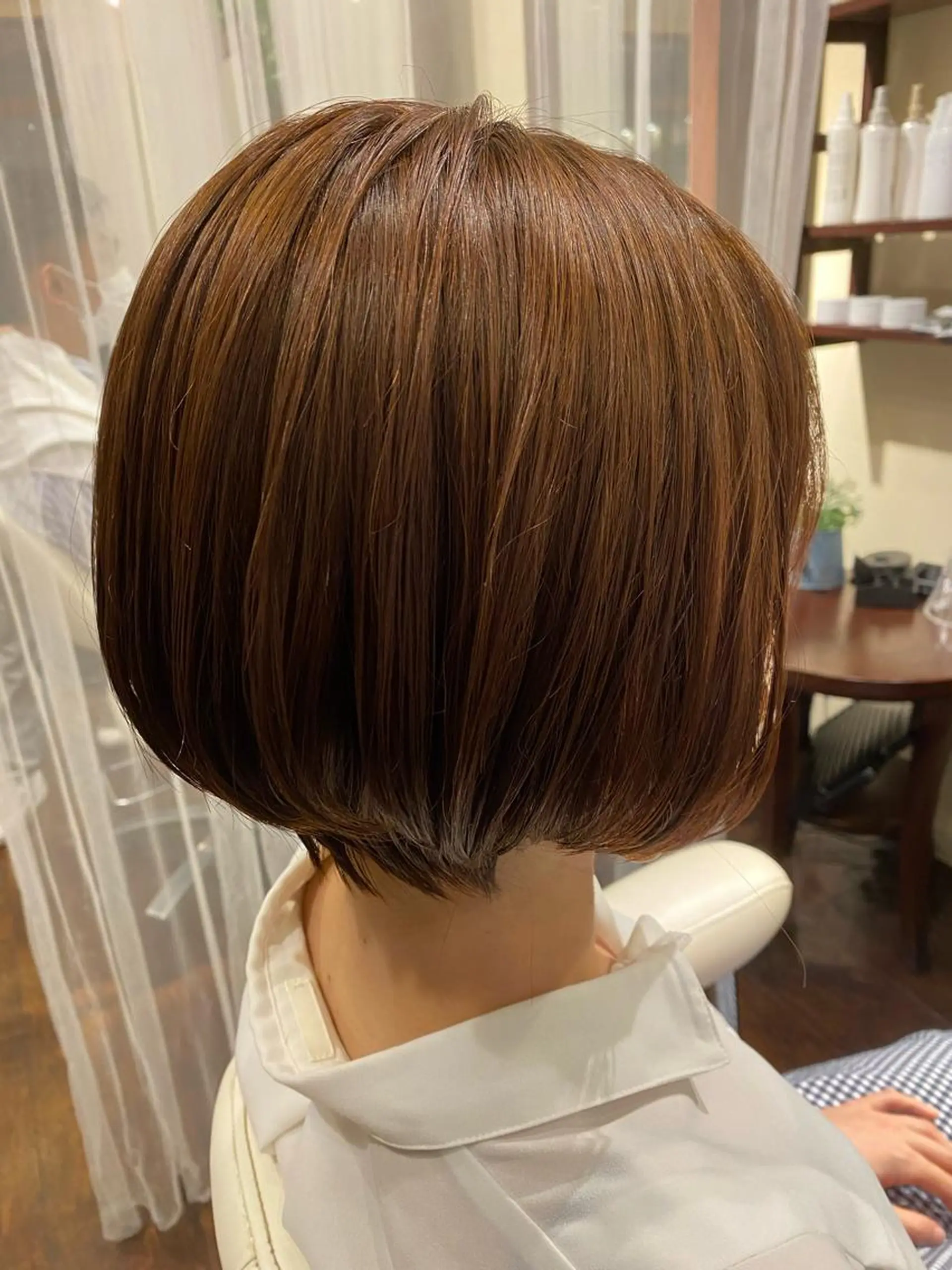 ショート 艶ｶﾗｰ｜ｽﾄﾚｰﾄ 🍟yuki🍟のヘアスタイル