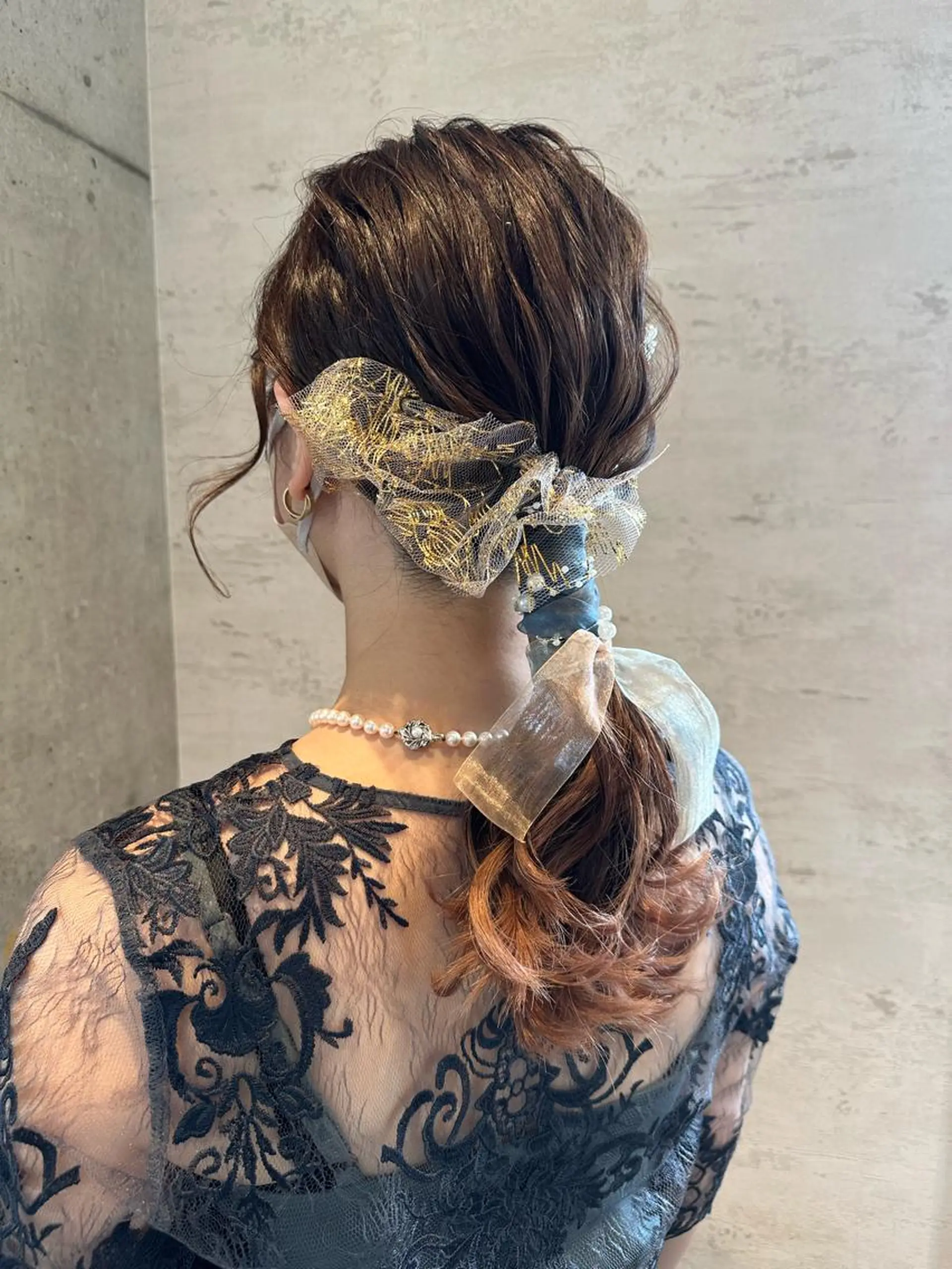 ロング ヘアアレンジ ヘアセット 女性に人気♪ はやしほのかのヘアスタイル