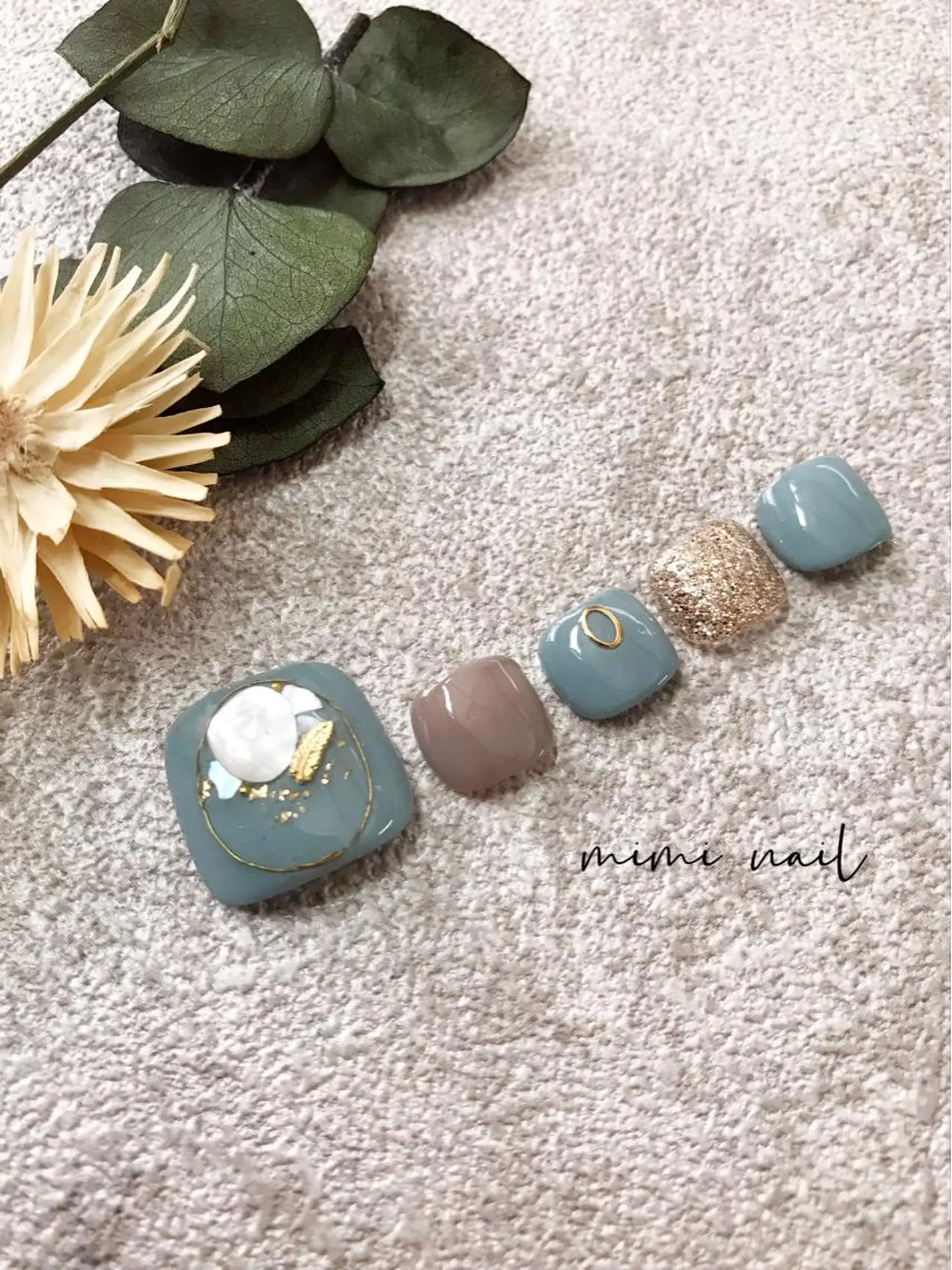 ネイル フットネイル mimi nailのネイルデザイン